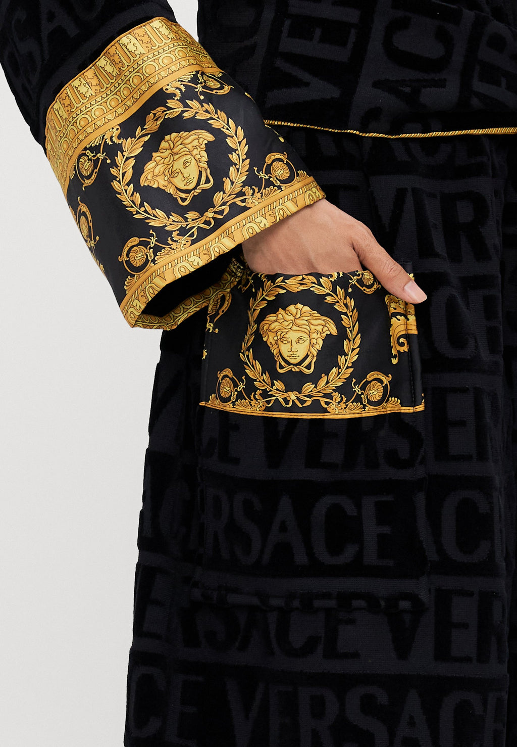 BAROQUE HEART BAROQUE UNISEX - Robe de chambre - black