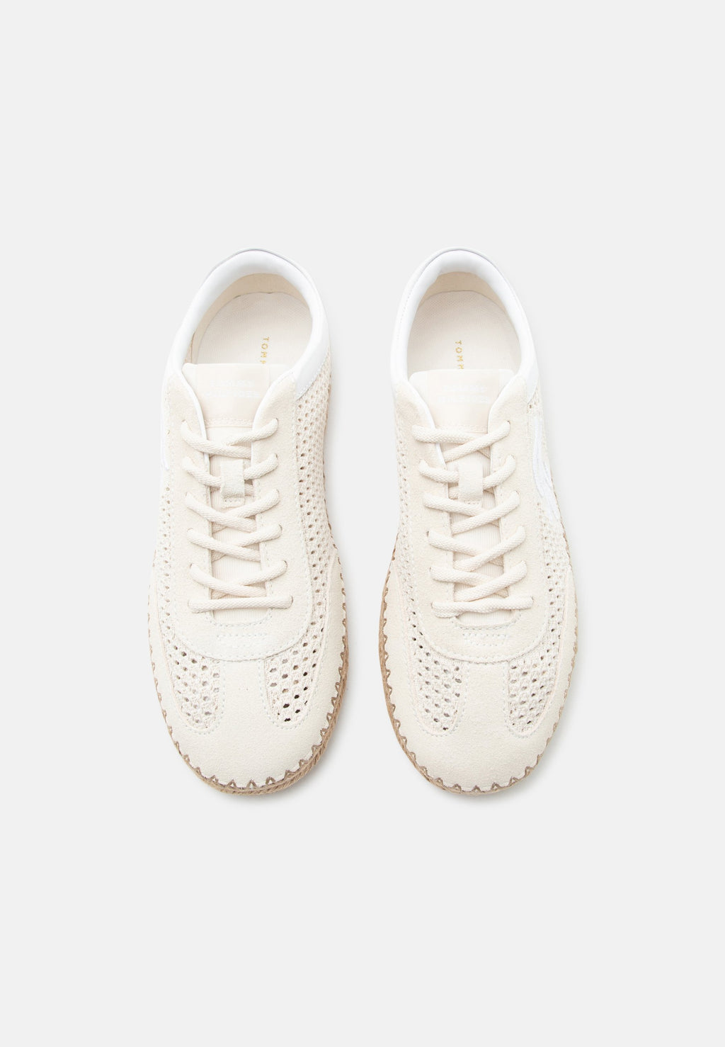TH HERITAGE HALATLI SNEAKER - Espadril - açık krem