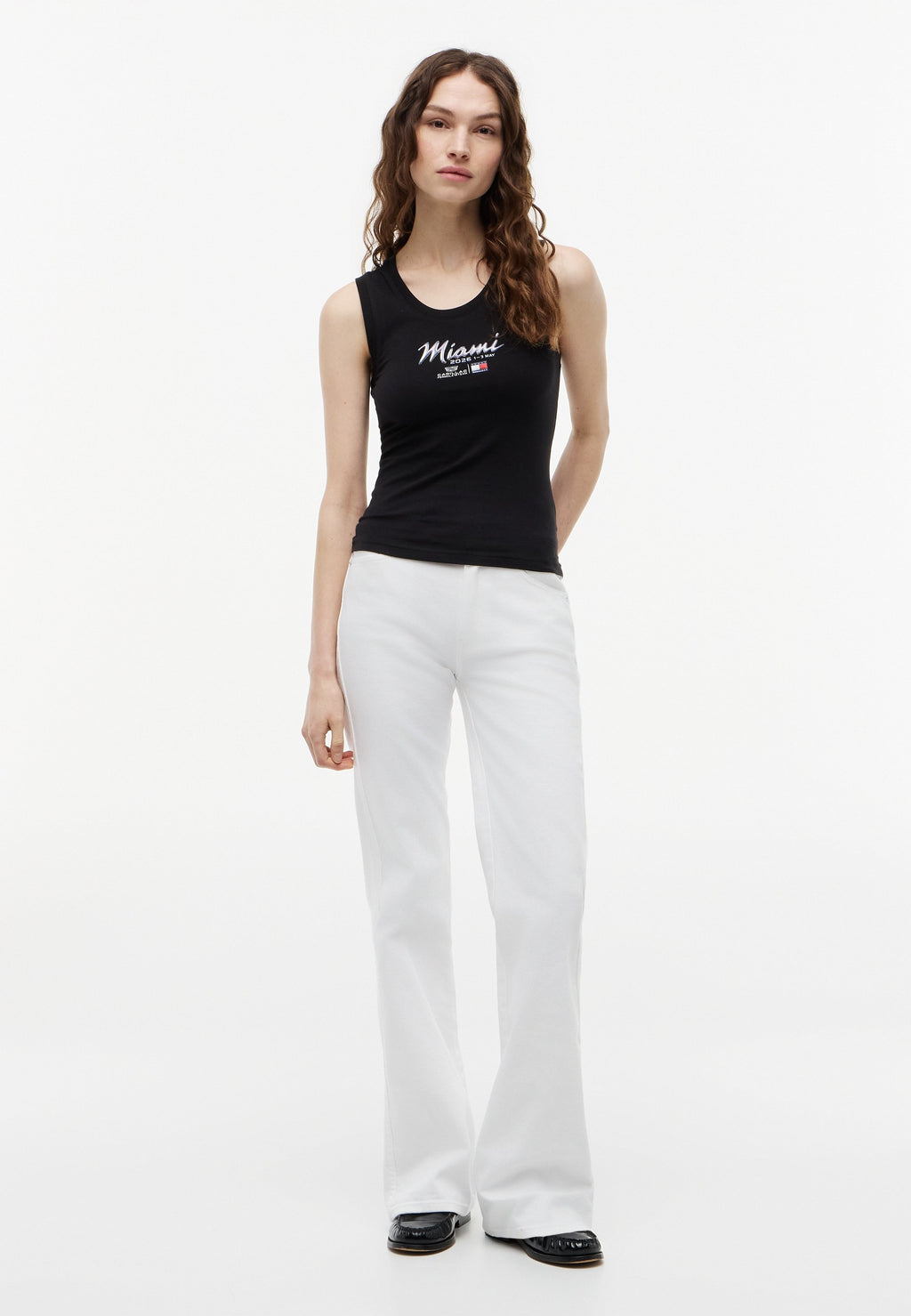 تي شيرت TH X CADILLAC FORMULA 1 TEAM MIAMI - توب - أسود