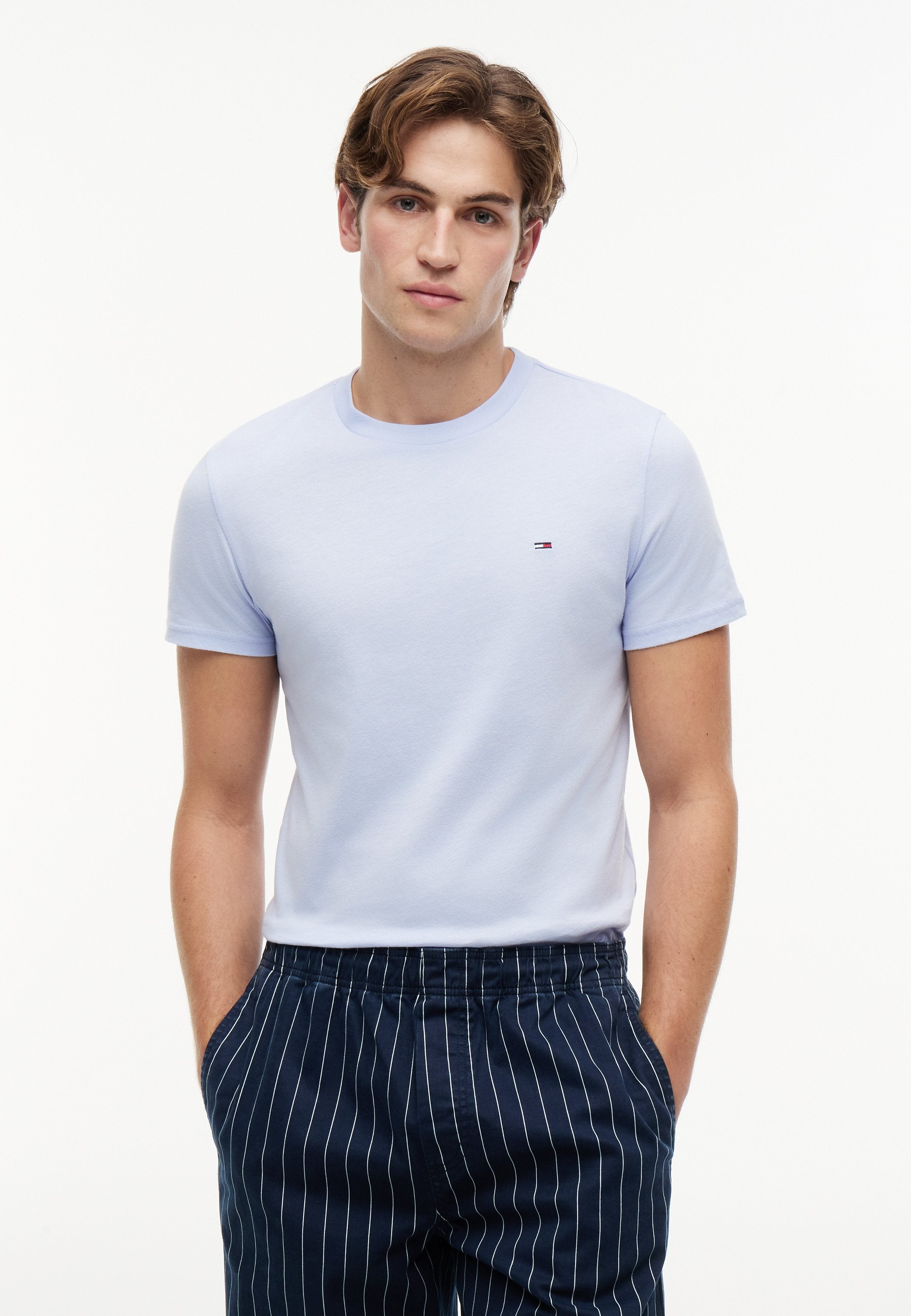SLIM TEE 2 PACK - Basic T-shirt - ancient white / moonlight iris