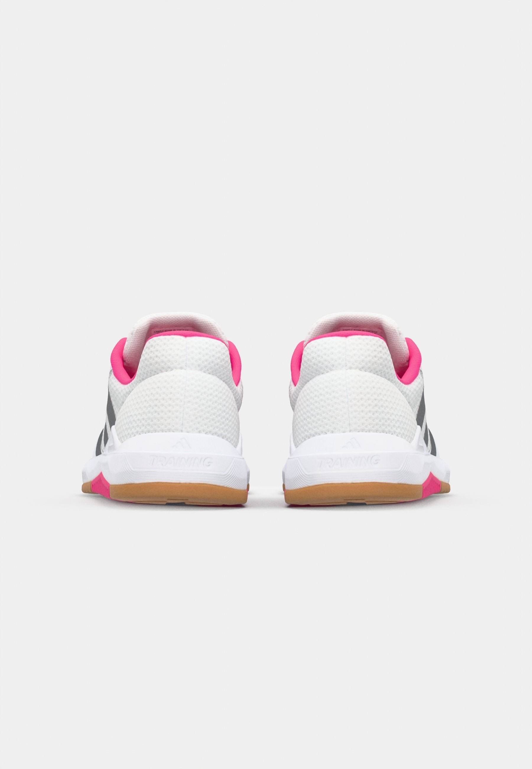 DS BASE - Training shoe - footwear white/grey five/shock pink