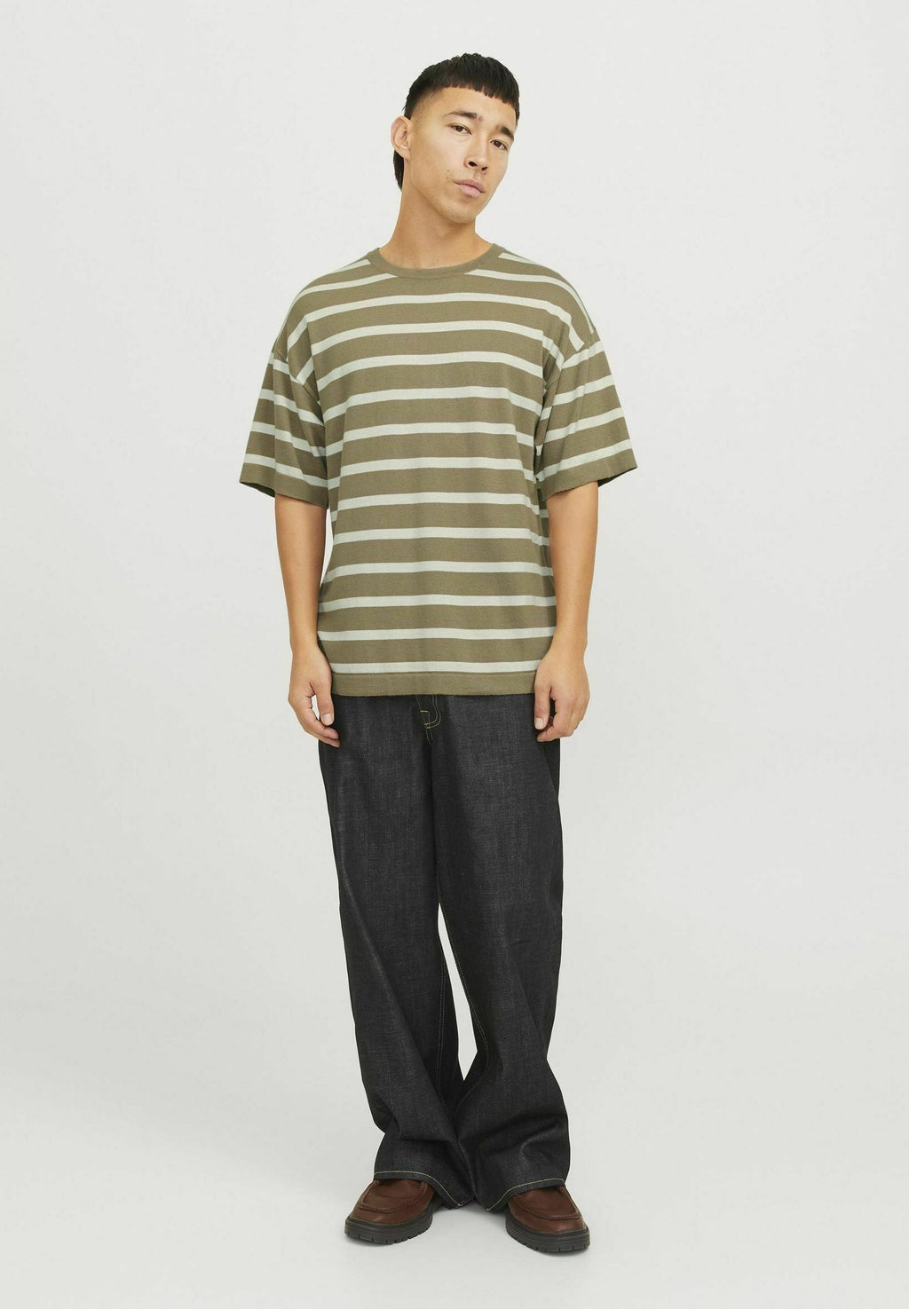 Tricot uni – T-shirt basique – coriandre