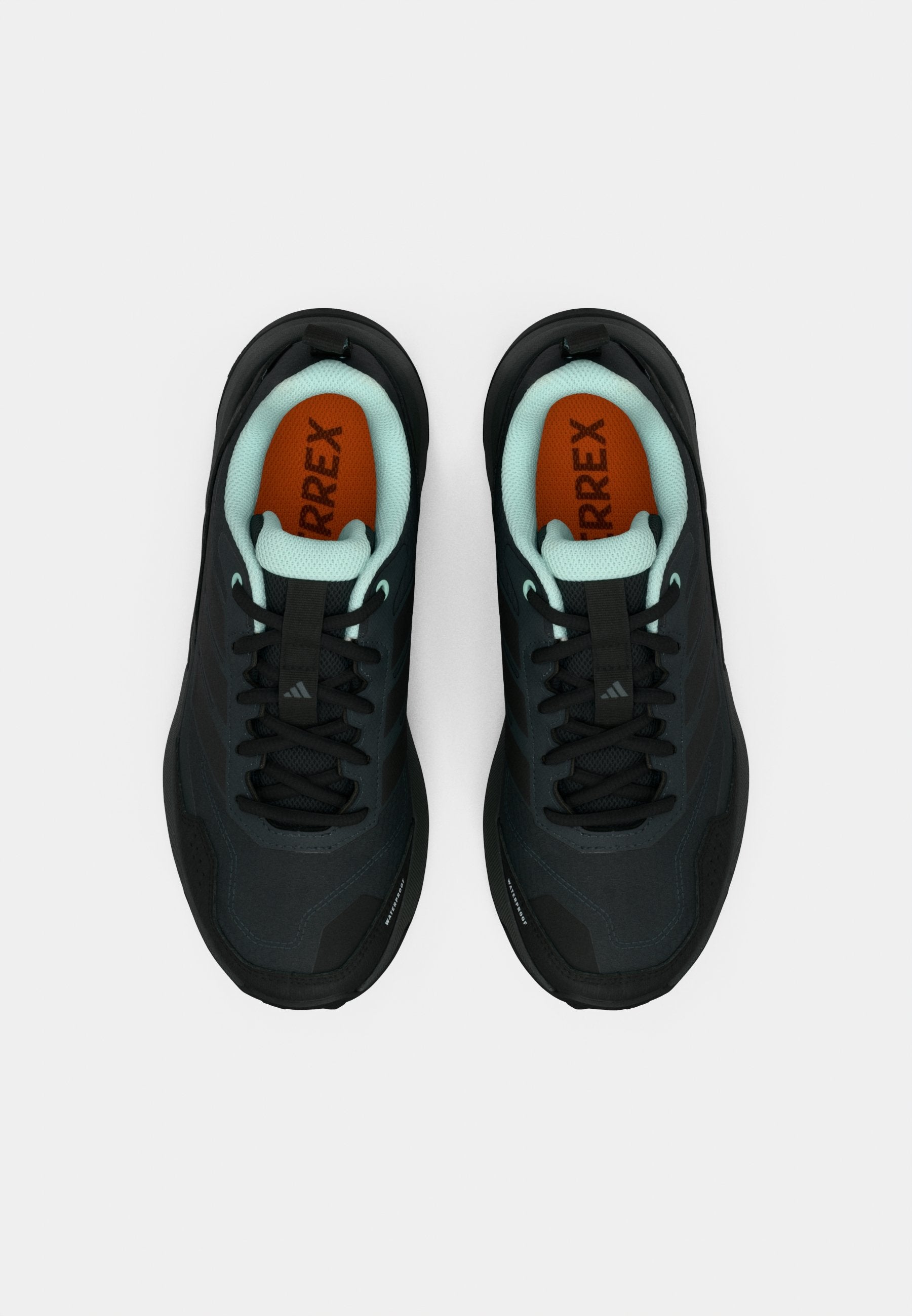 EASTRAIL 3 - Hiking shoes - carbon/core black/semi flash aqua