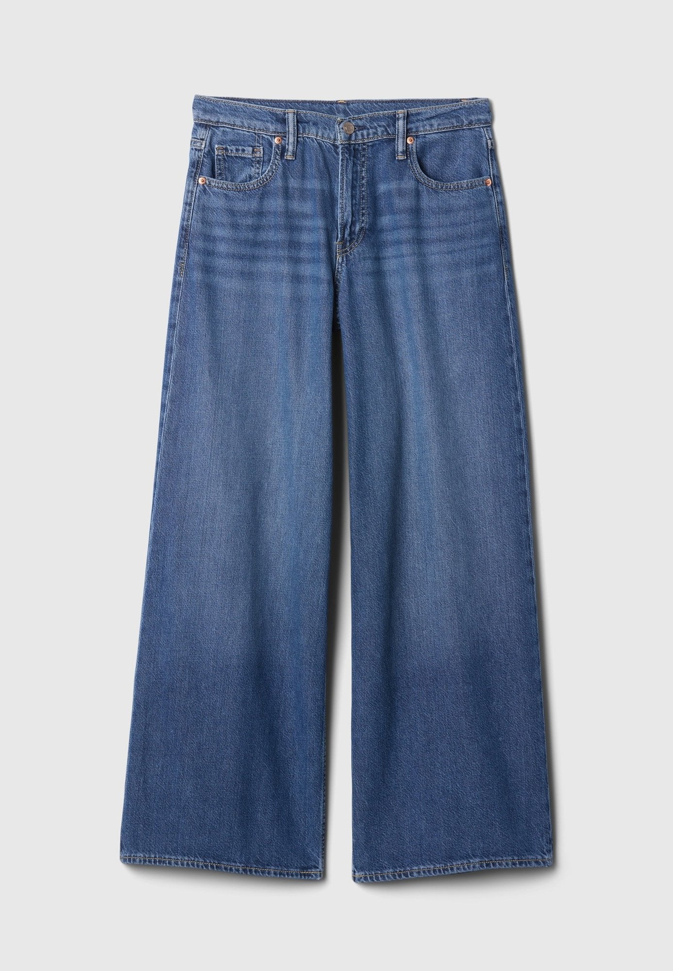 BAGGY TALIA - Wide Leg - medium indigo