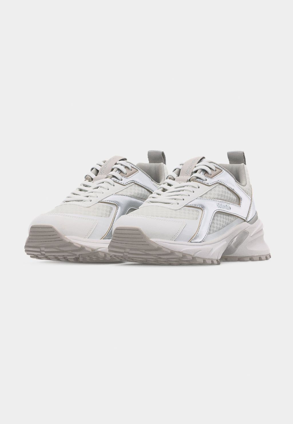 HIKE RUN - Trainers - bright white/silver-coloured