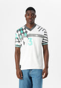 WAVE UNISEX - Print T-shirt - white