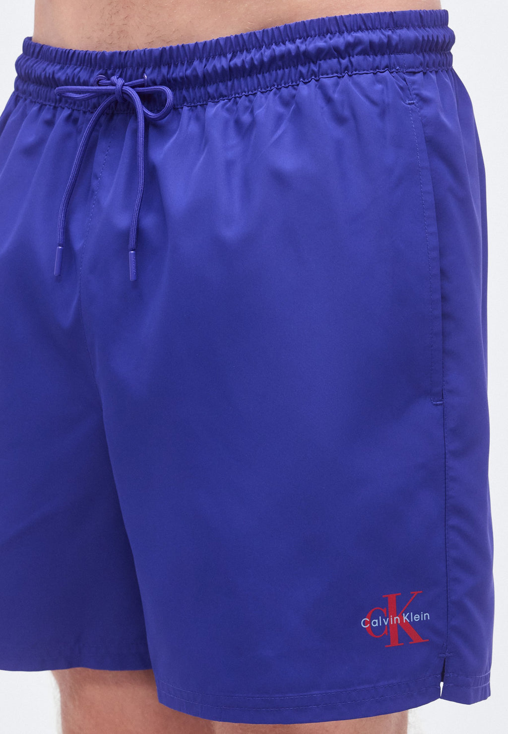 MEDIUM DRAWSTRING WAISTBAND - GRAPHIC MONOGRAM  - Swimming shorts - blue river fog