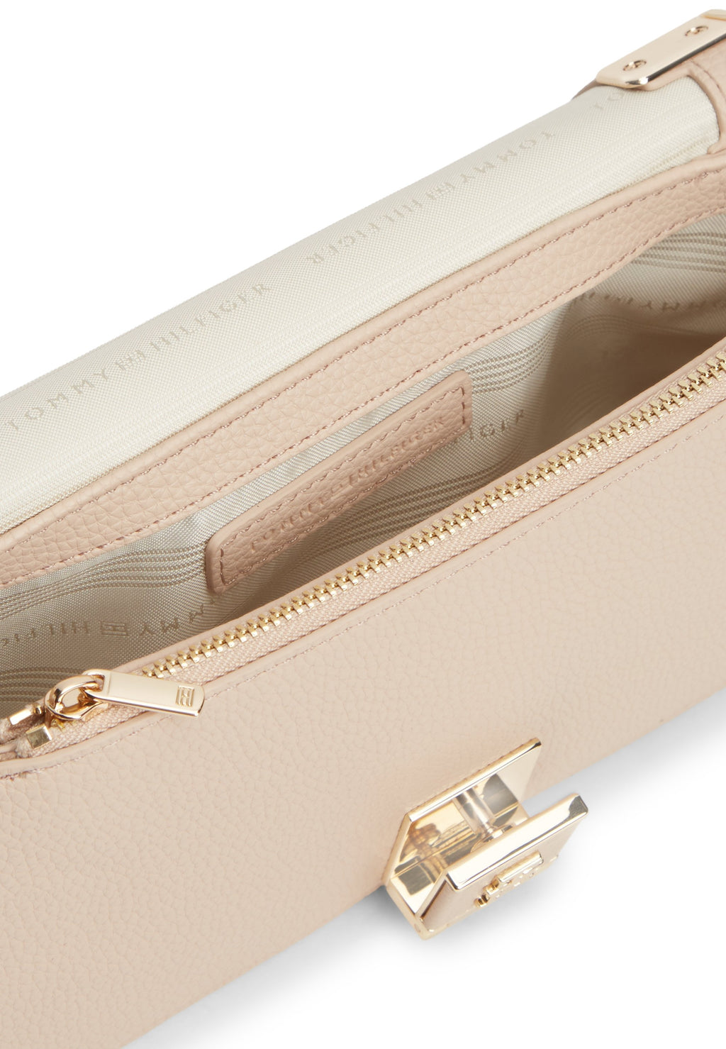 TH MONOGRAM CHAIN STRAP CROSSBODY BAG - Cross body bag - misty blush