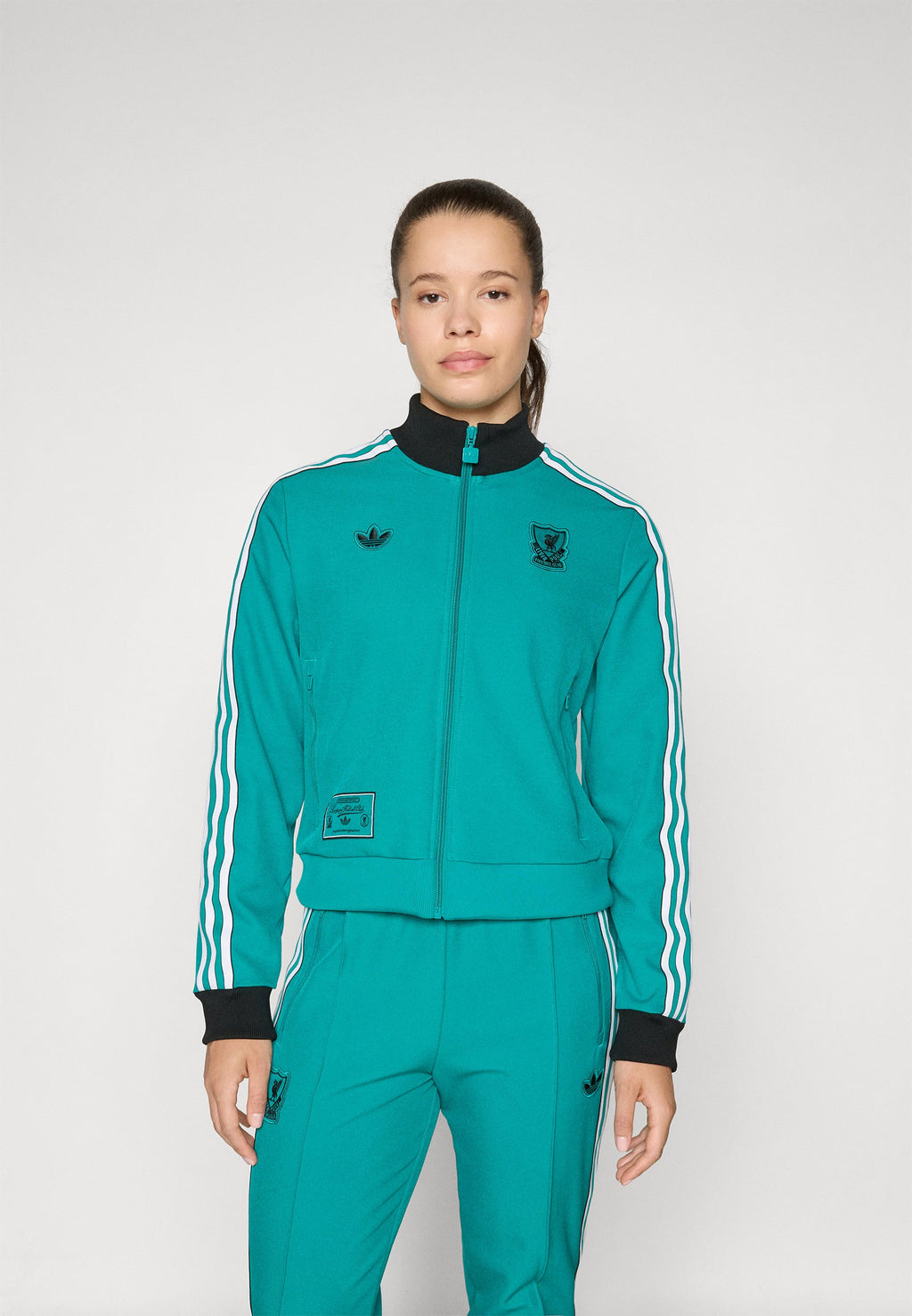 LIVERPOOL FC TRACK TOP - Club wear - sea green