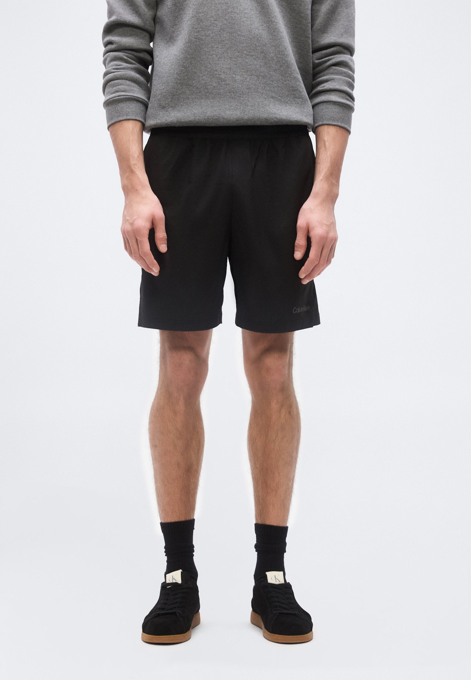 ICON SPORT - Tracksuit bottoms - black