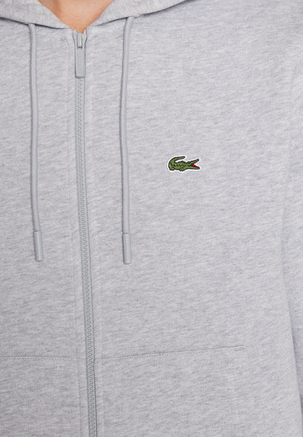 Zip-up sweatshirt - argent chine