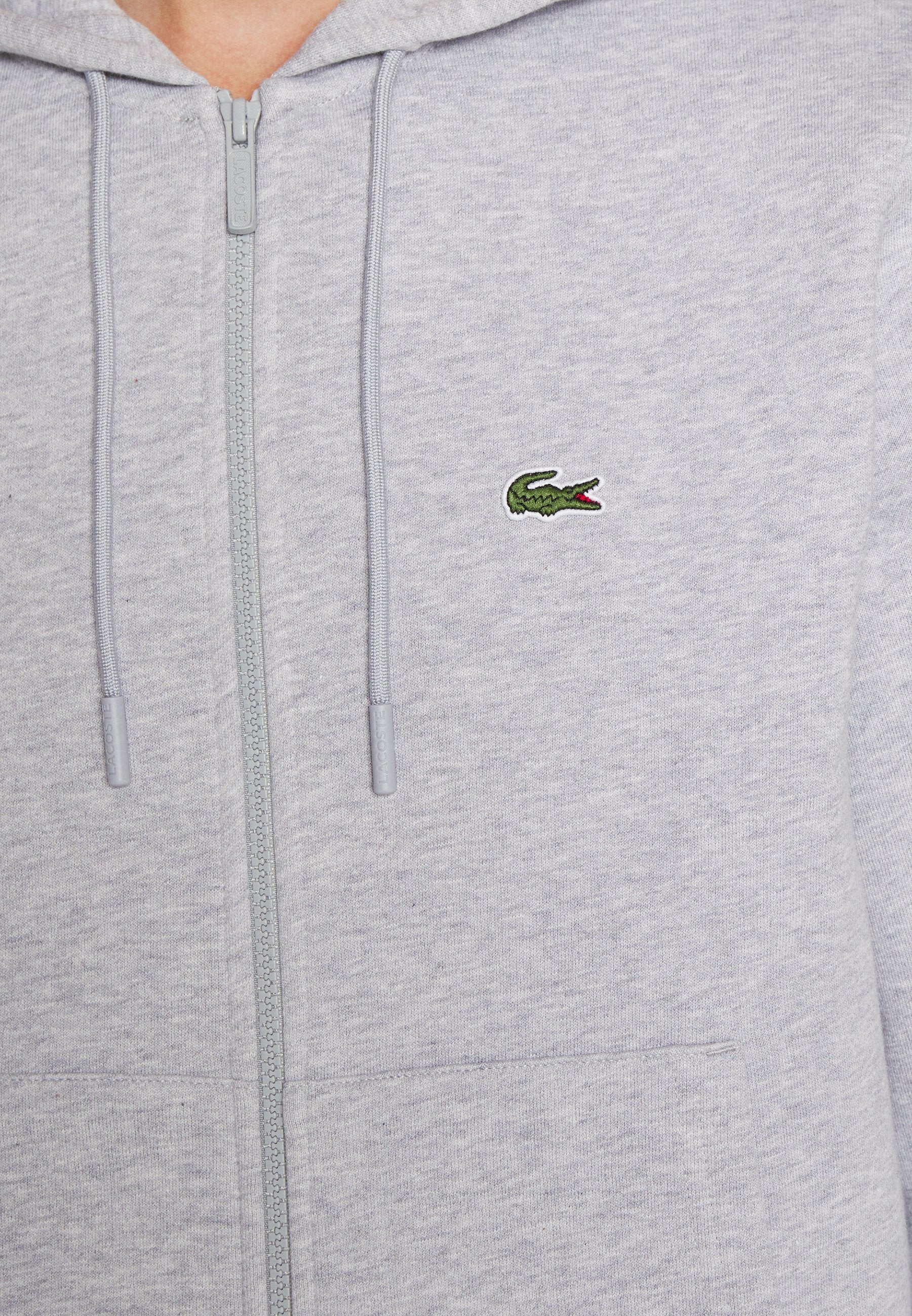 Zip-up sweatshirt - argent chine