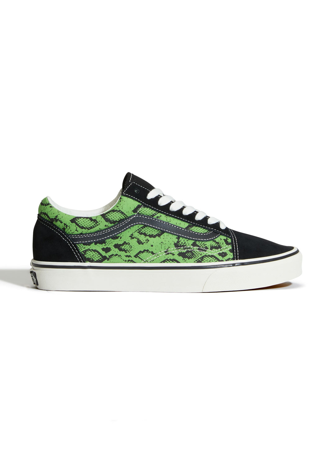 OLD SKOOL UNISEX - Skate shoes - black/lime