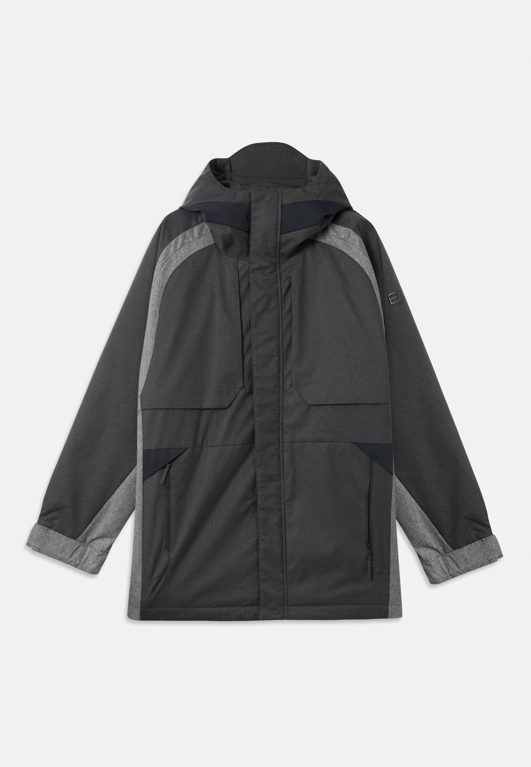TRAIN LUX PADDED HOODIE JACKET - Parka - dark grey melange
