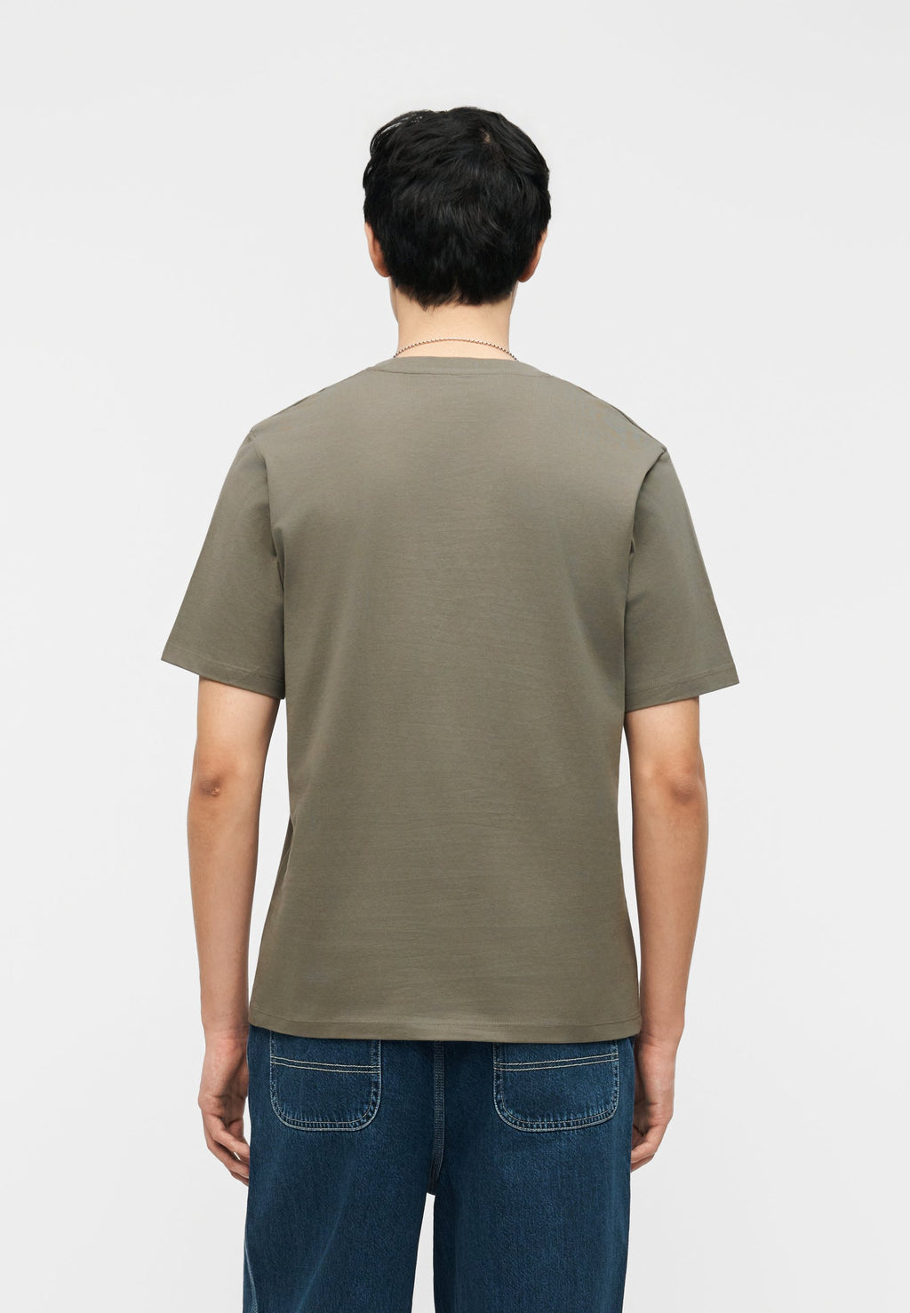 JPRBLAKEVIN TEE - Print T-shirt - smokey olive