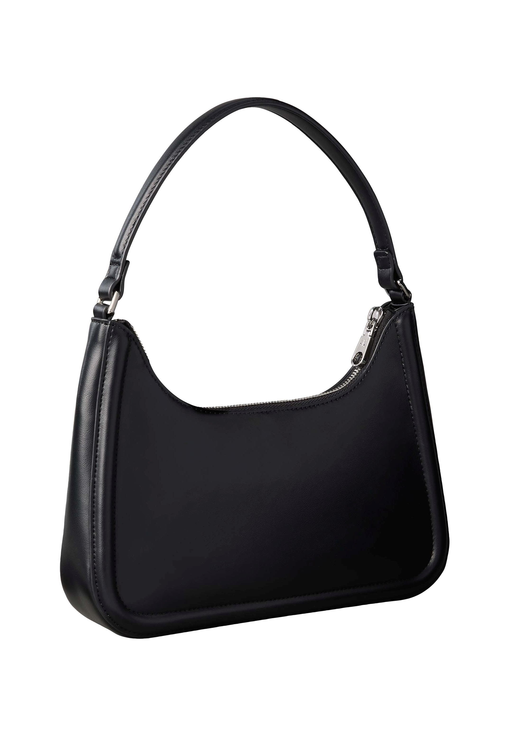 BOLD SMALL SHOULDER BAG - Handbag - black/white