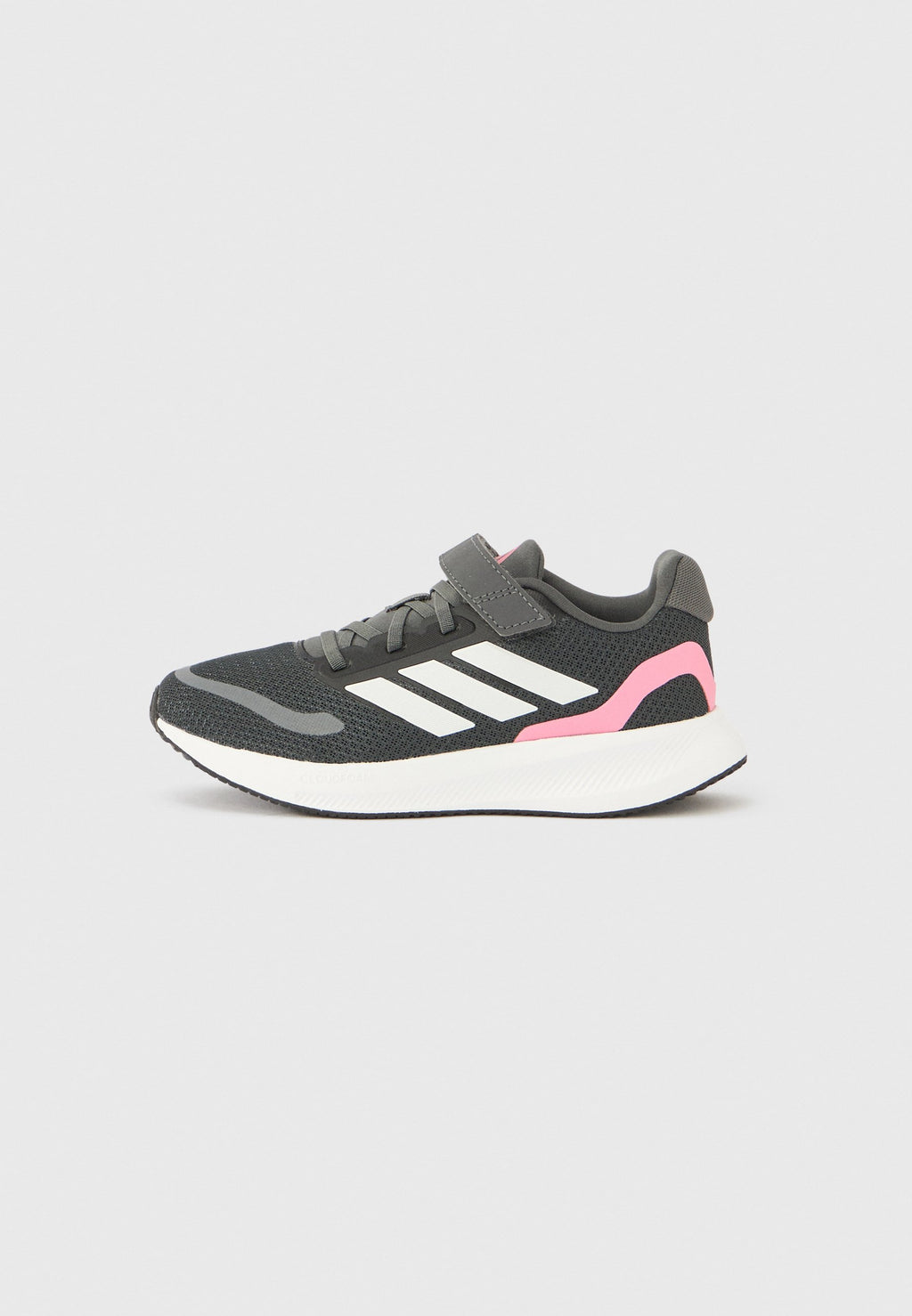RUNFALCON 5 UNISEX - Road running shoes - grey six/crystal white/bliss pink