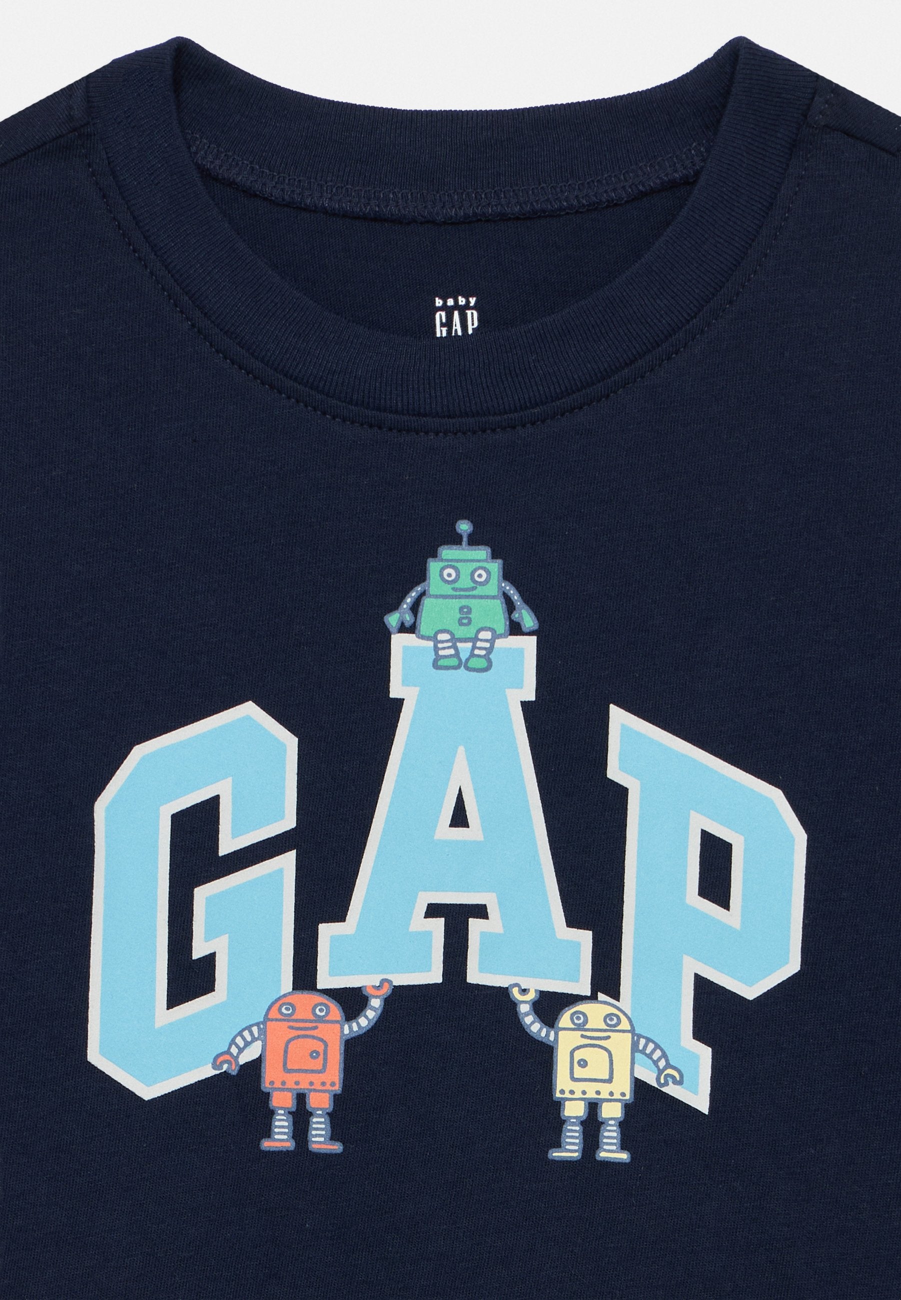 LOGO PRINT TEE - Print T-shirt - tapestry navy