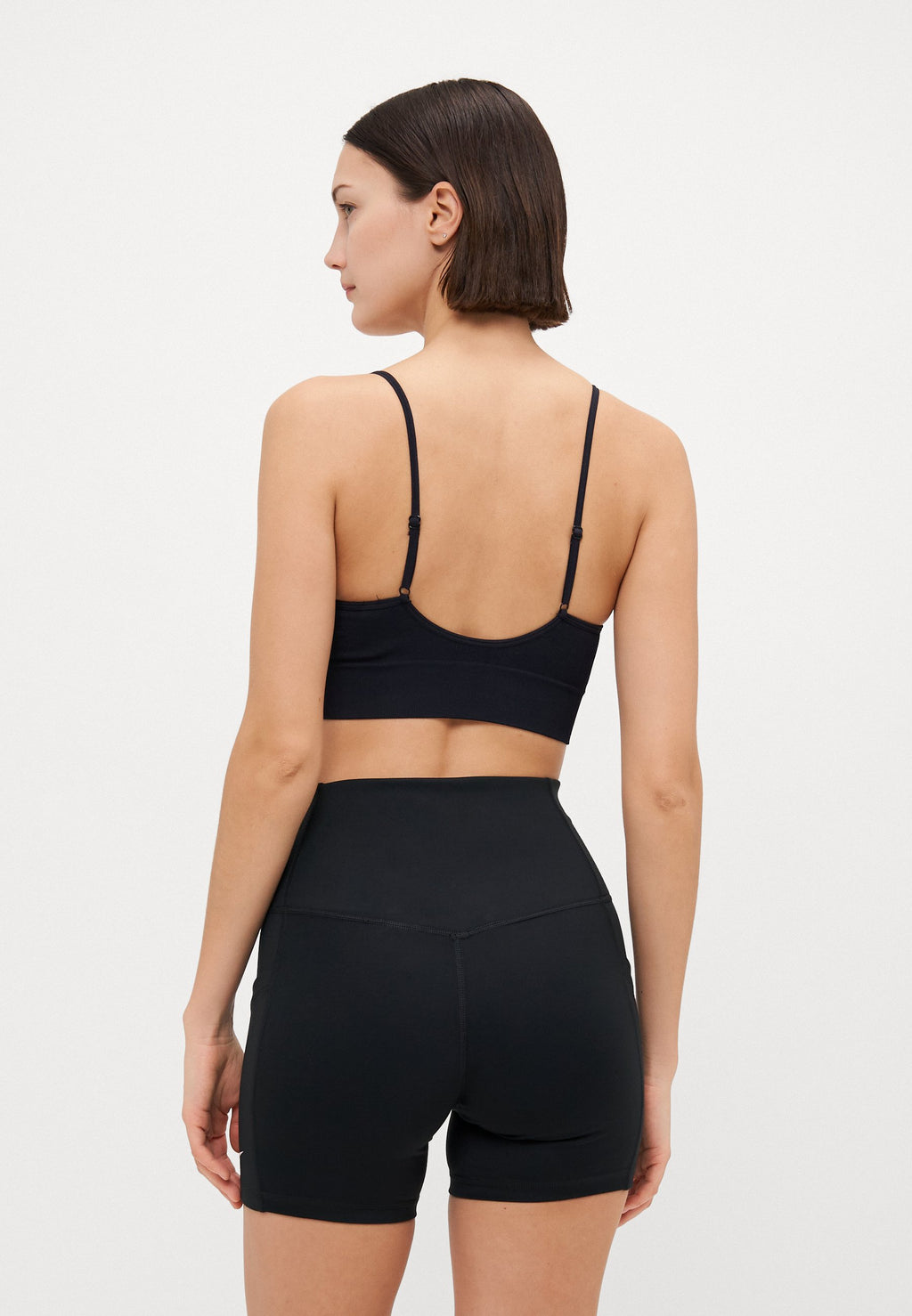 BALL SHORT - Leggings - black white