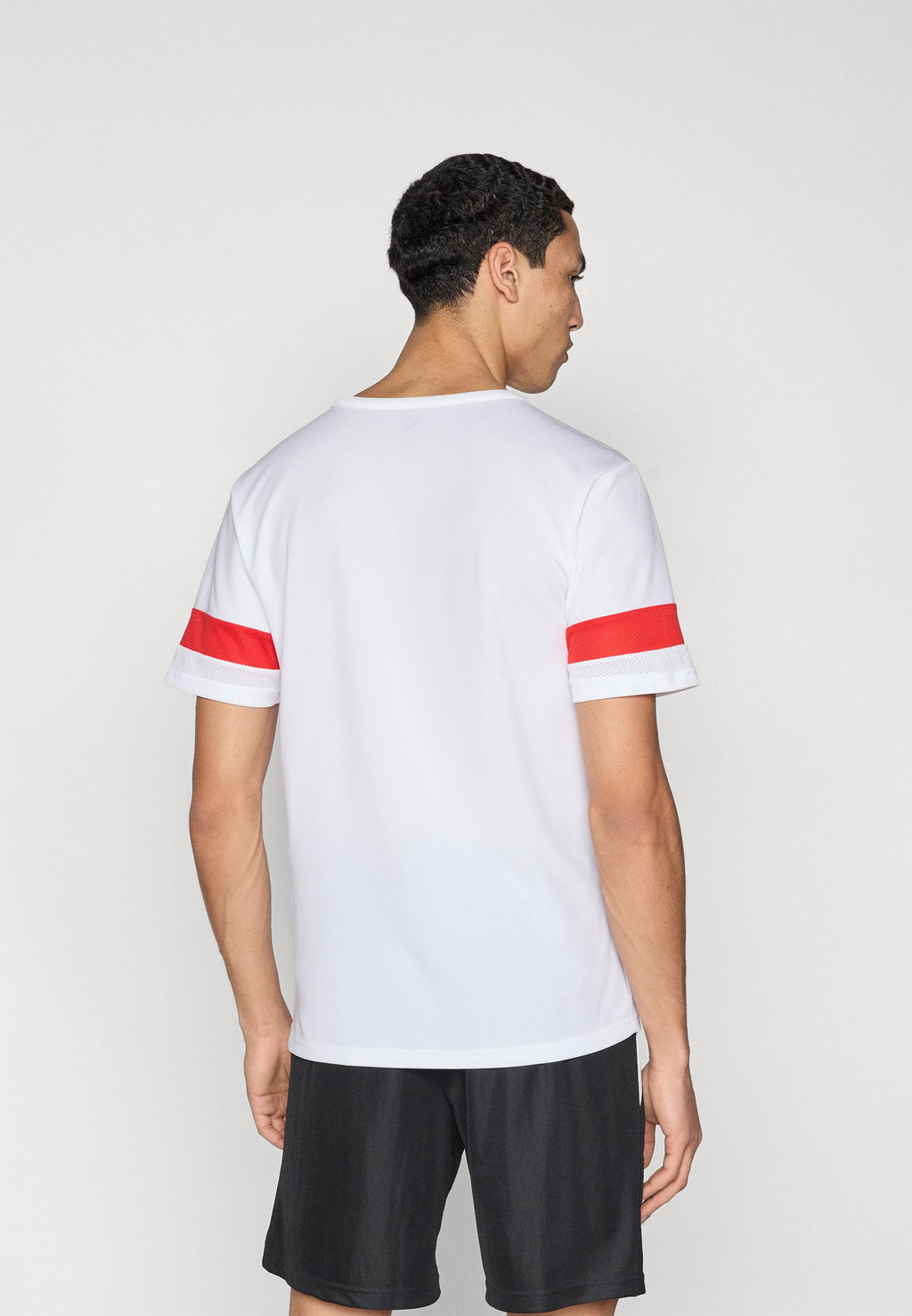 INDIVIDUALRISE UNISEX - Sports T-shirt - white/red