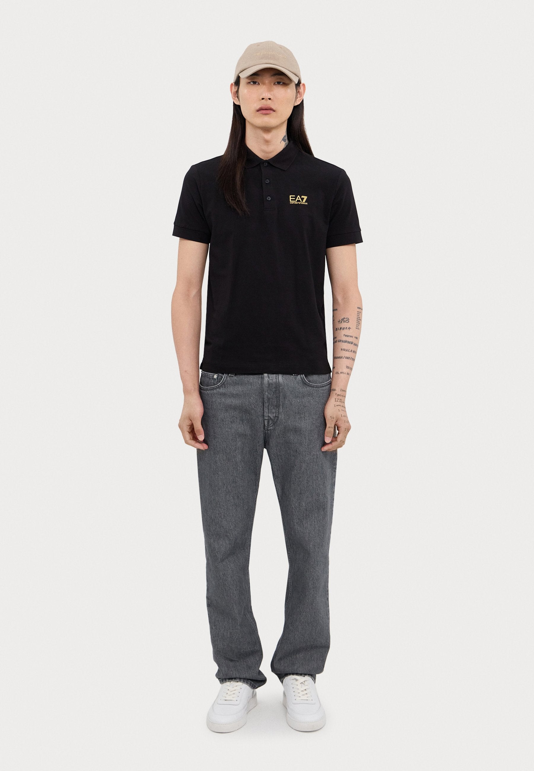 TRAIN CORE - Polo shirt - black