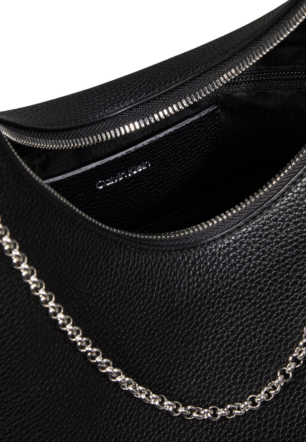 EMBLEM TOP ZIP HOBO - Handbag - black