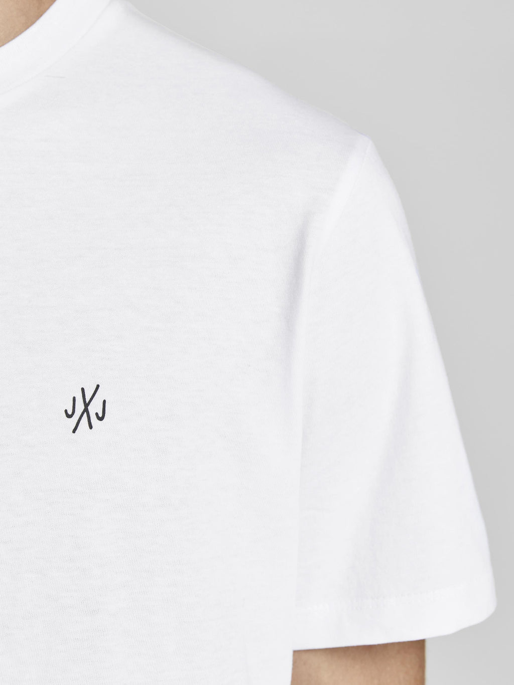 JORJXJ TEE CREW NECK 5 PACK - Basic T-shirt - white
