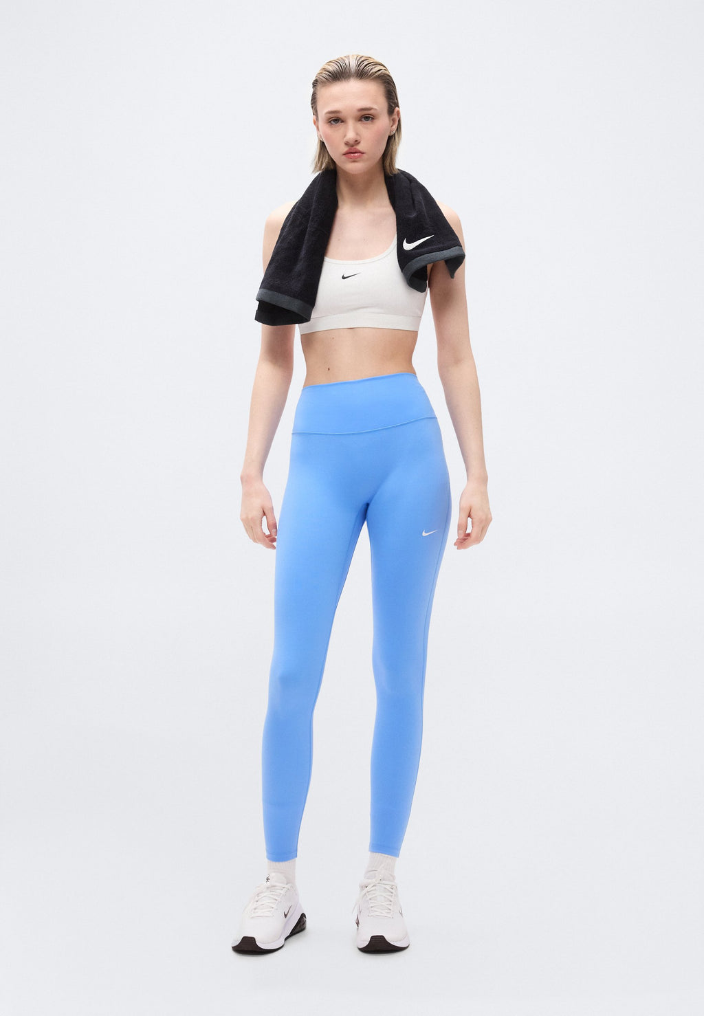 ONE TIGHT - Leggings - university blue/white