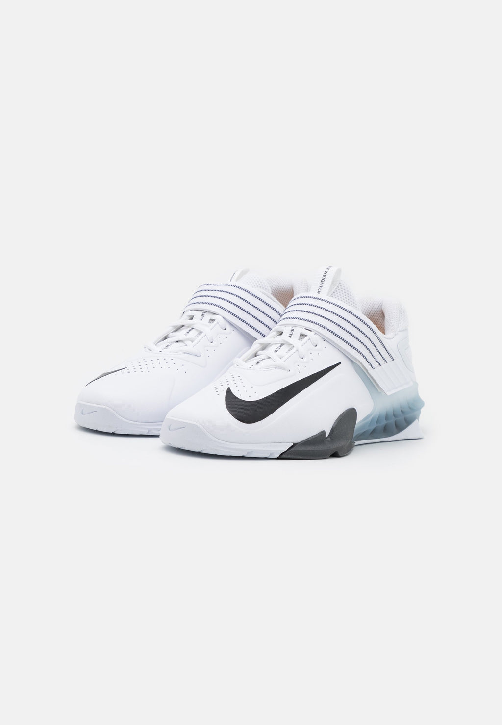 SAVALEOS - Training shoe - white/black/iron grey/laser orange