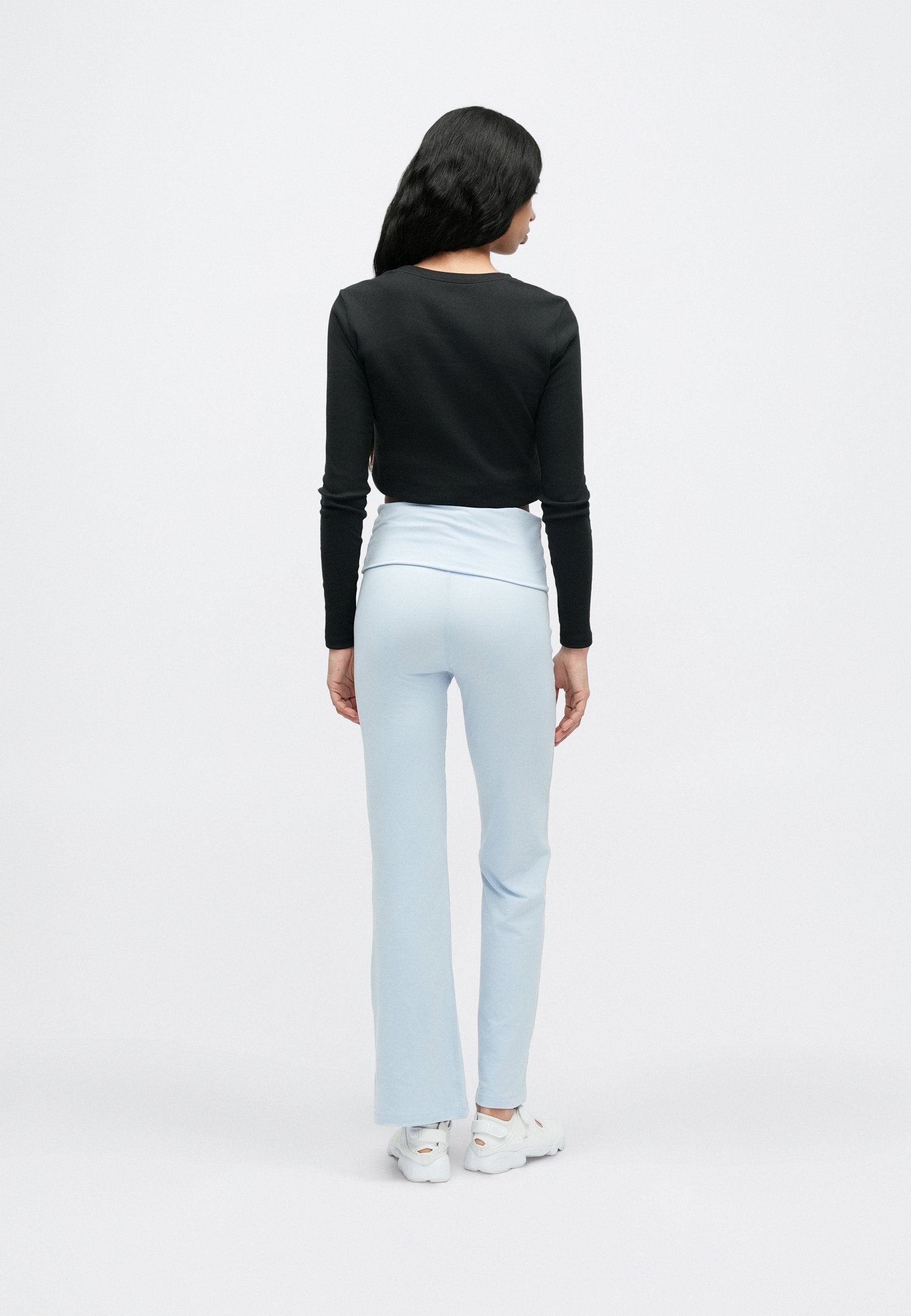 PANTALON ÉVASÉ - Bas de survêtement - bleu hydrogène