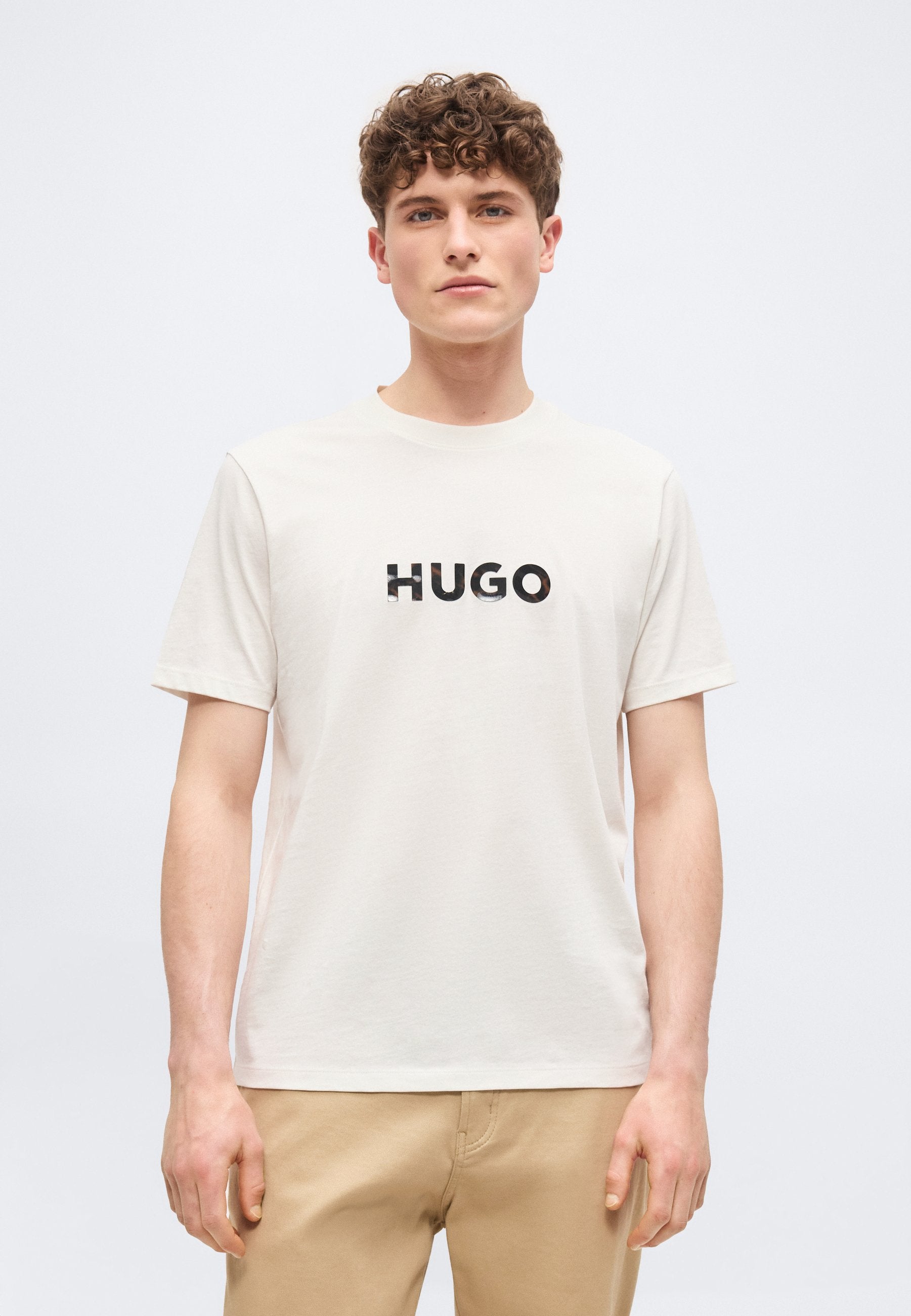 DUMEO - Print T-shirt - natural