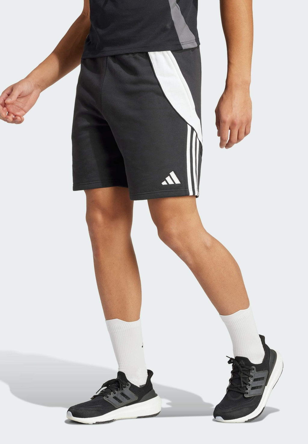 TIRO24 SWEAT SHORT - Sports shorts - blac /white