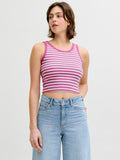 JXFALLON - Top - bright white stripesfiji flower