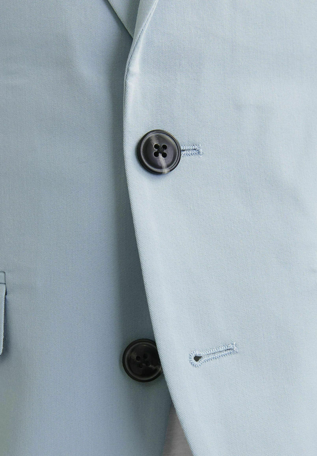 Single-breasted JPRSOLAR Junior - Suit jacket - chambray blue