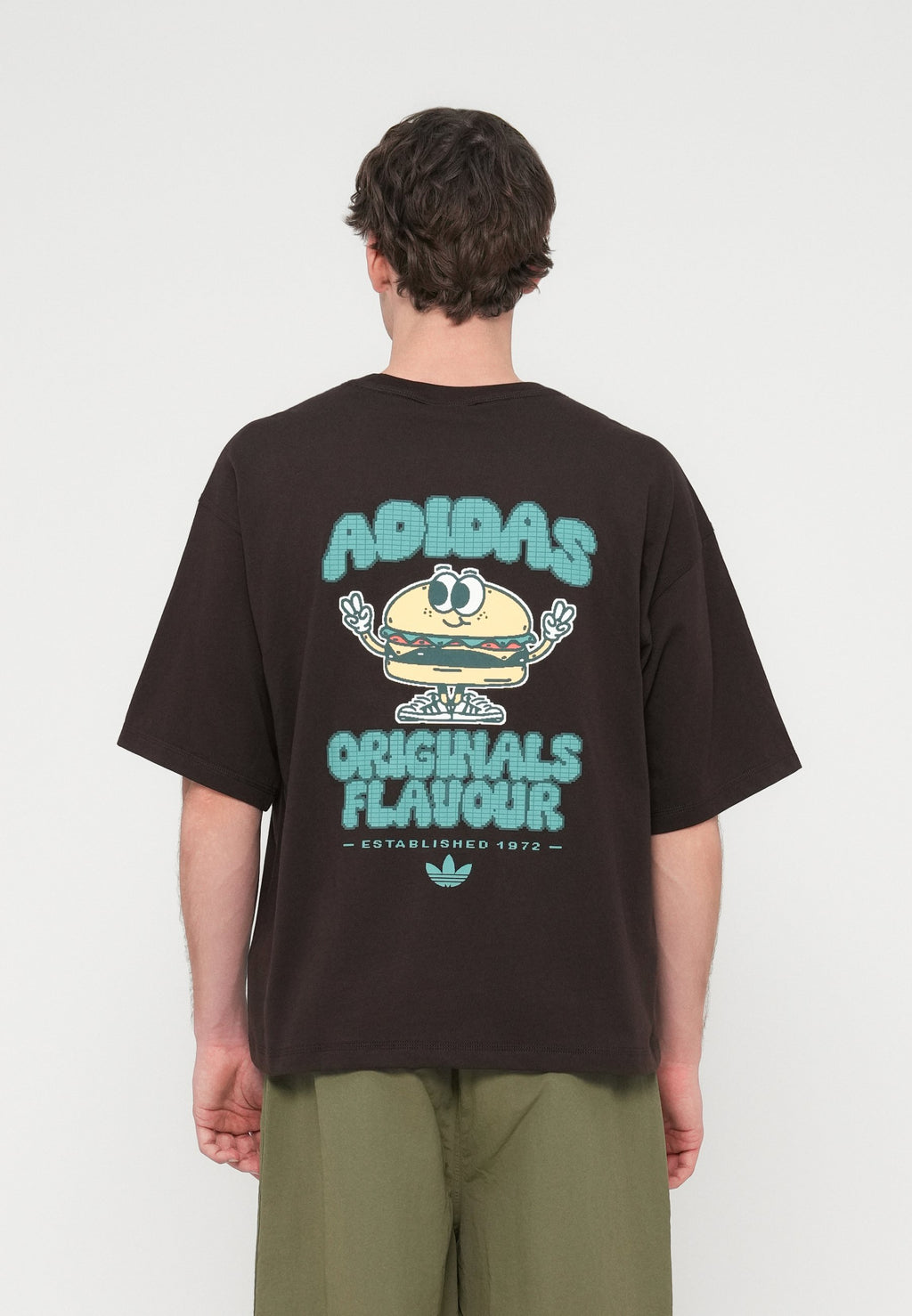 BURGER TEE - Print T-shirt - aurora coffee