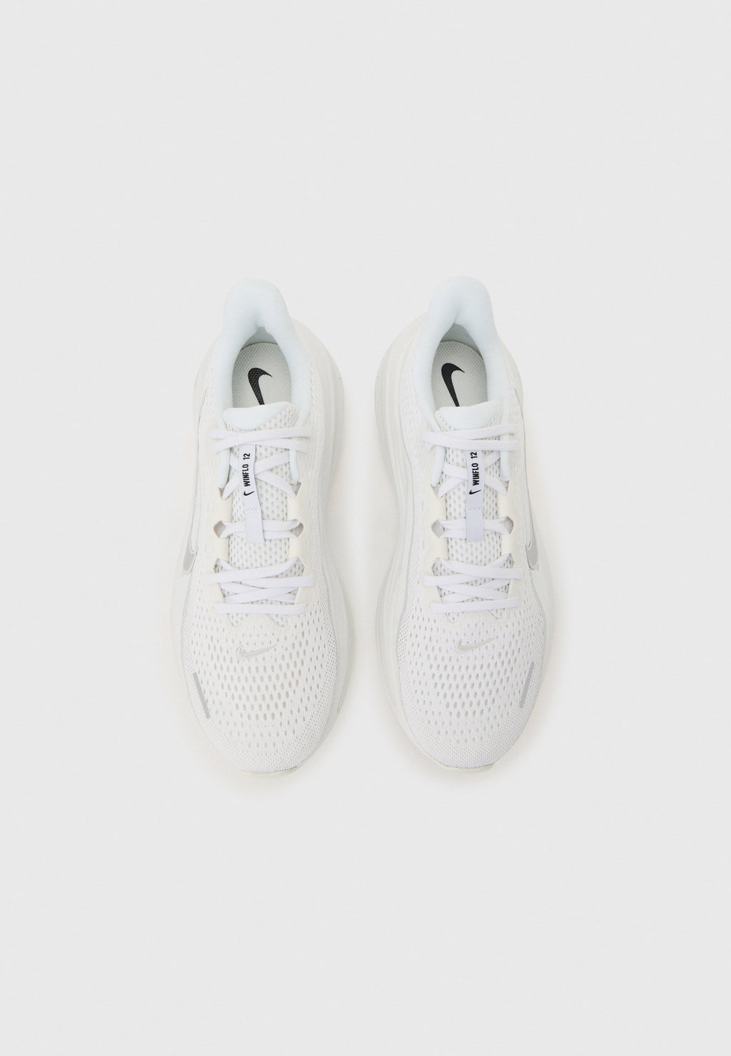AIR WINFLO 12 - Road running shoes - white/silver-coloured/summit white/photon dust