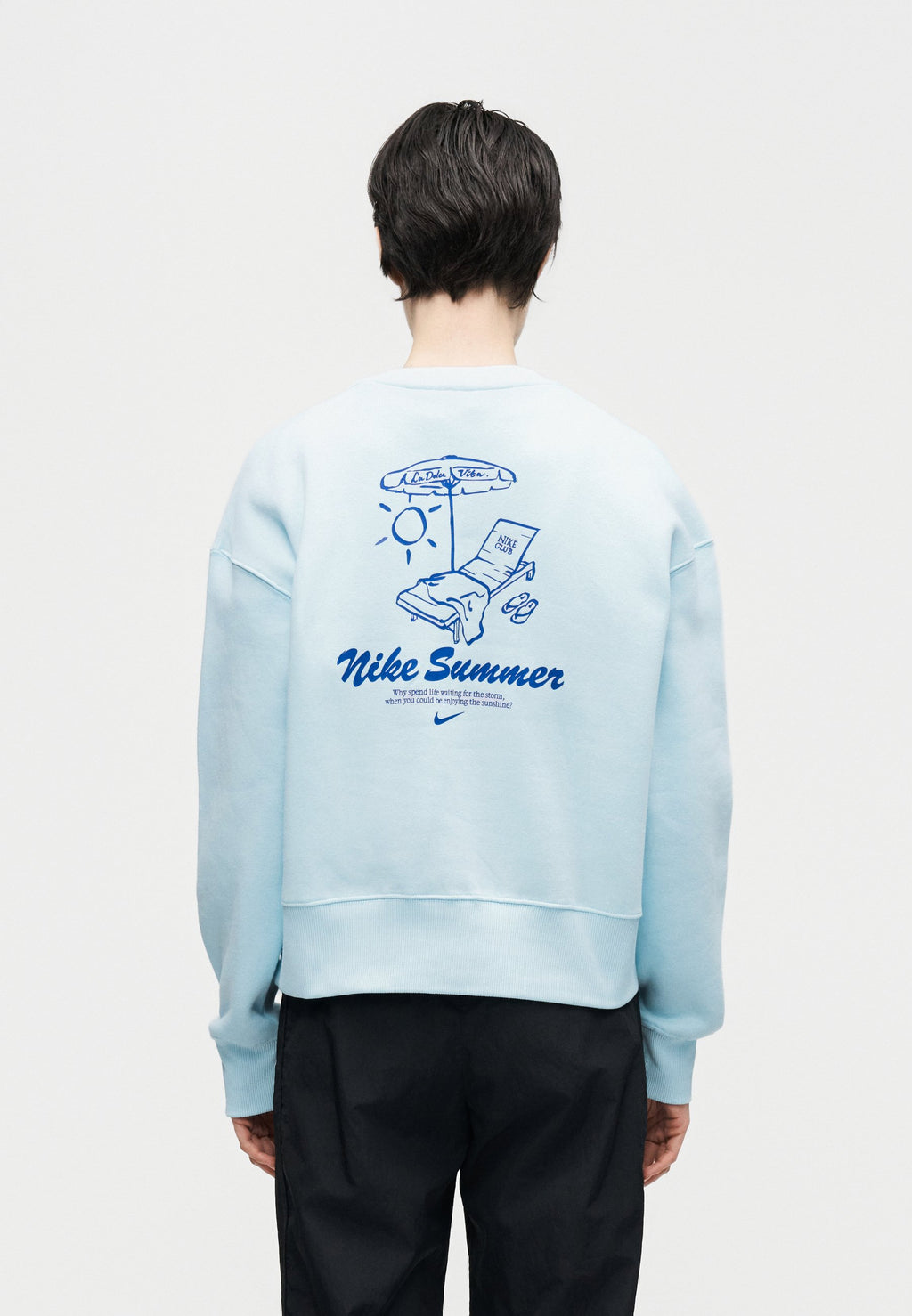 CREW - Sweatshirt - glacier blue