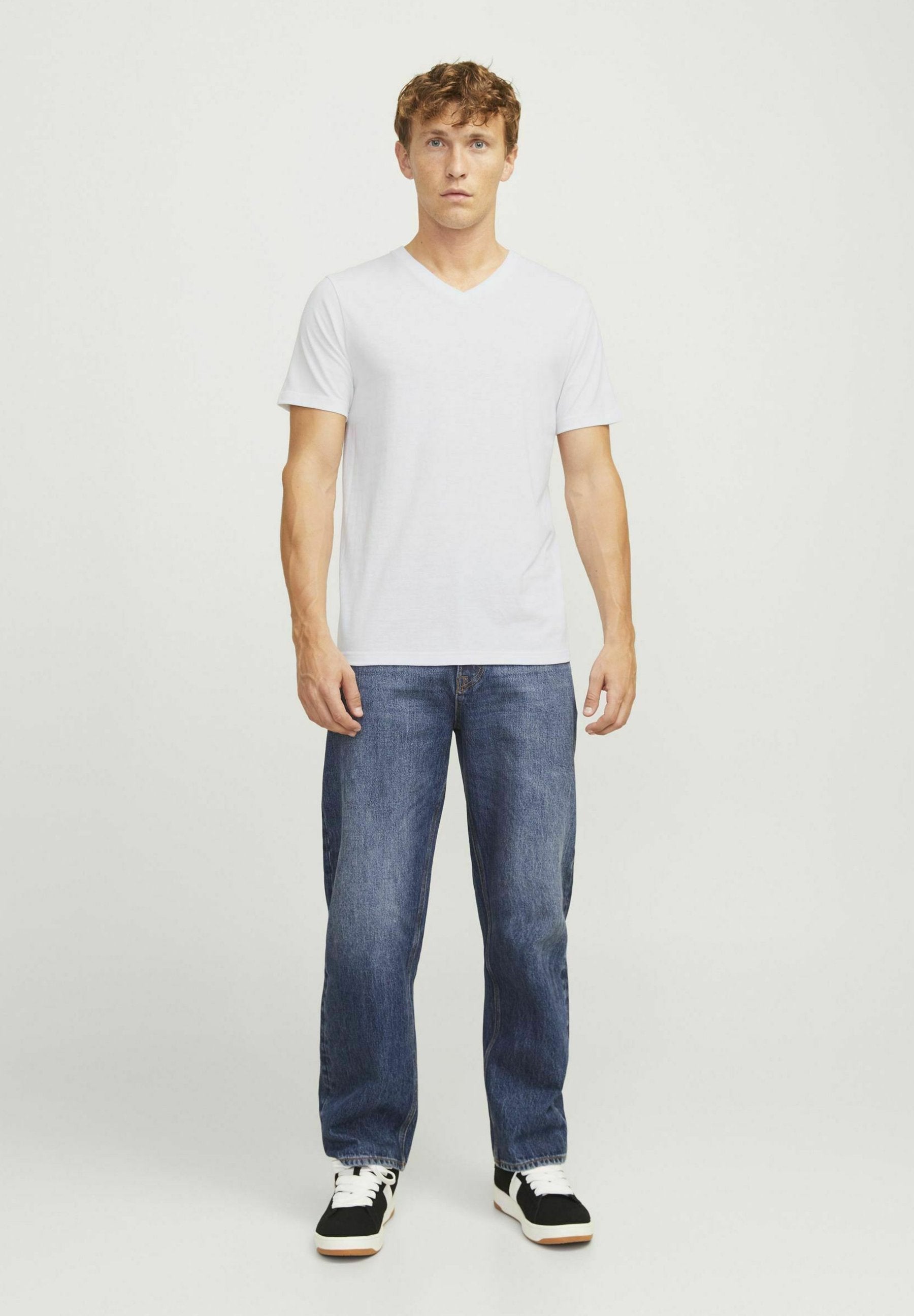 3-pack Plain - Basic T-shirt - white