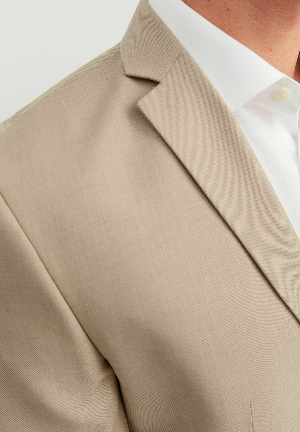 JPRSOLARIS BLAZER NOOS - Suit jacket - Beige