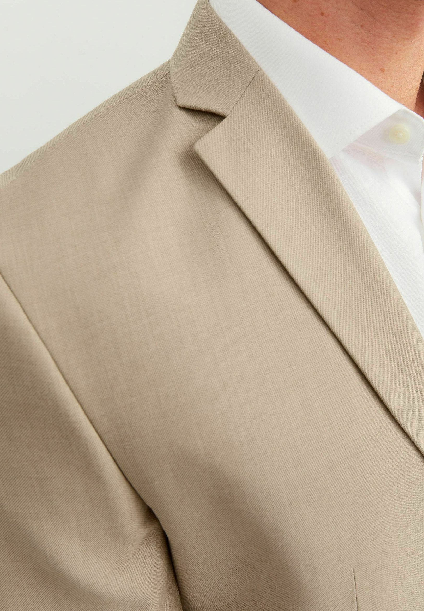 JPRSOLARIS BLAZER NOOS - Suit jacket - Beige