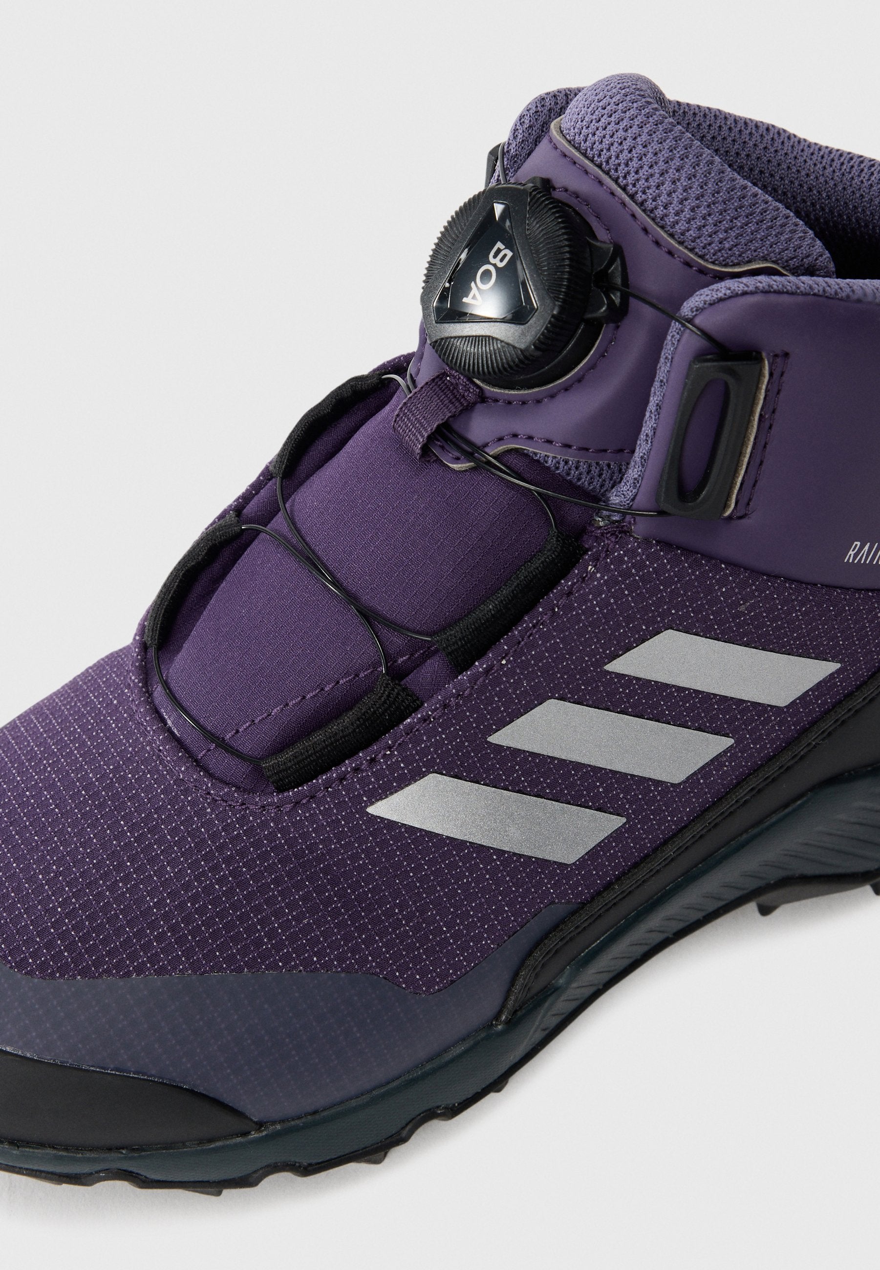 WINTER MID BOA R RDY K - Hiking shoes - aurora plum/matte silver-coloured/core black