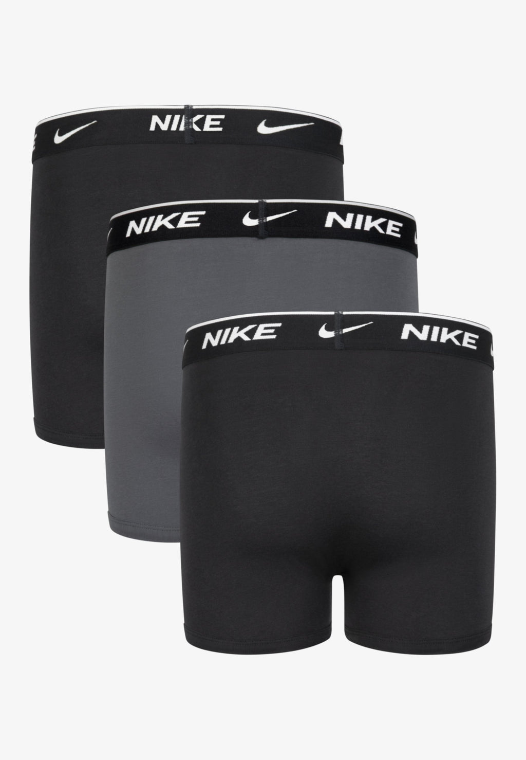 ESSENTIAL BRIEF 3 PACK - Boxer briefs - black/dark grey
