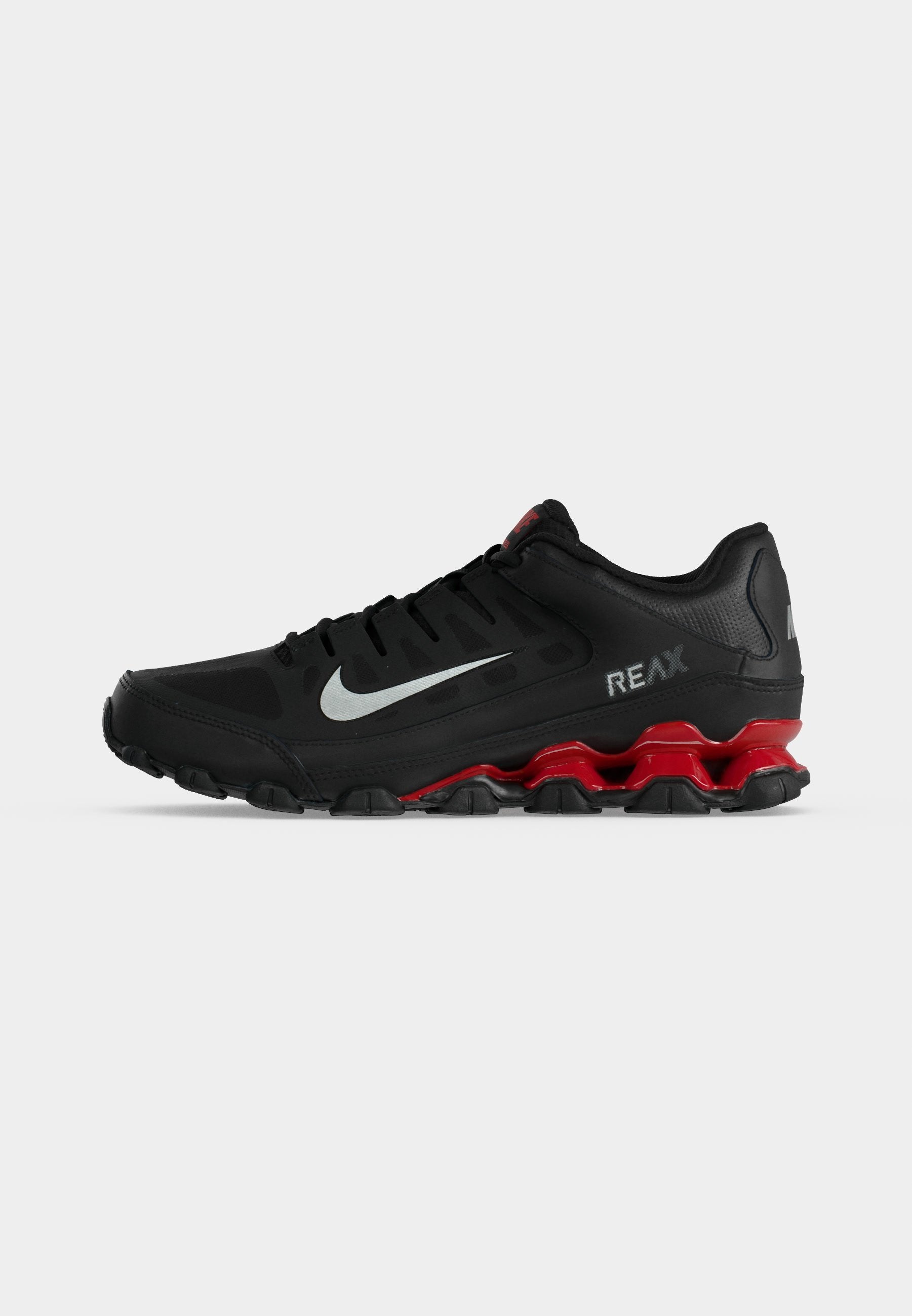 REAX 8 - Chaussures d'entraînement - noir/argent métallisé/rouge université