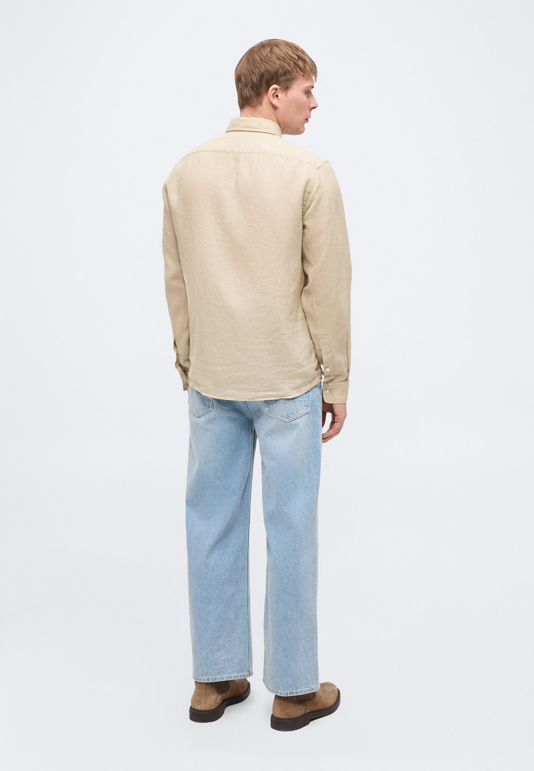 LIAM - Shirt - open beige