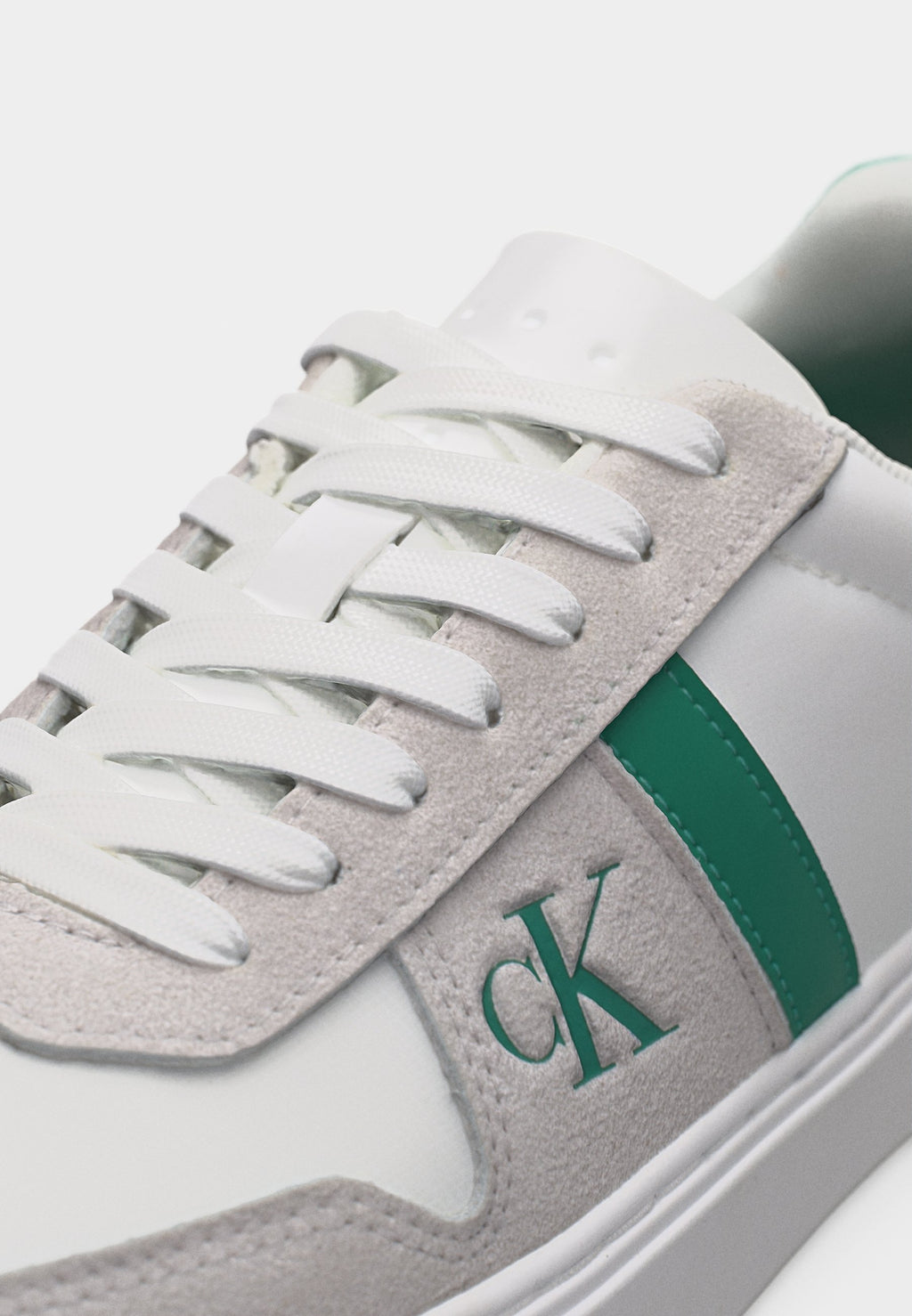 CLASSIC CUPS LACE - Trainers - bright white/enchanted forest