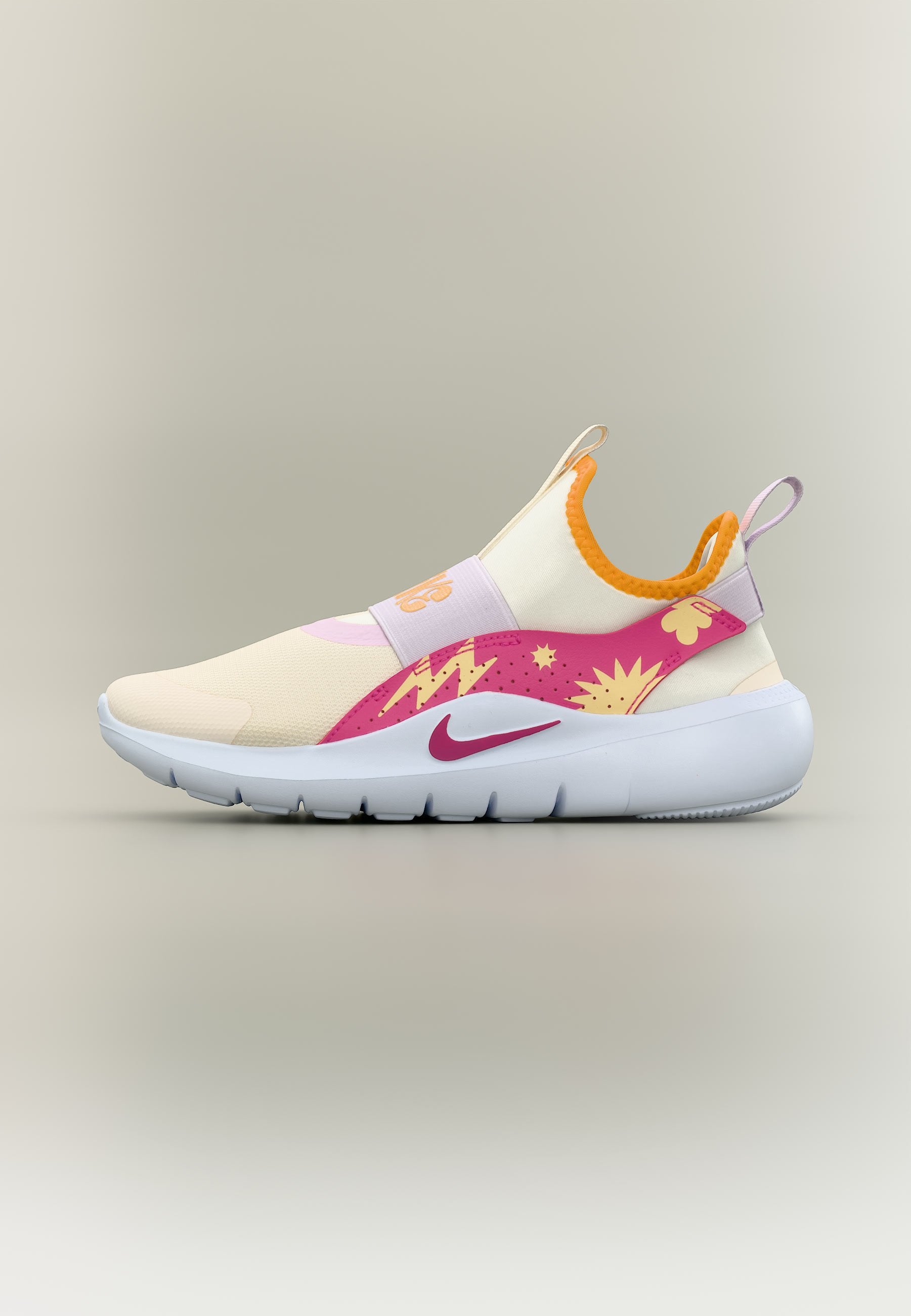 FLEX RUNNER 4 SE UNISEX - أحذية جري على الطرق - طباشيري/وردي صحراوي/ساعة شمسية/برتقالي/بنفسجي مبيض/أبيض