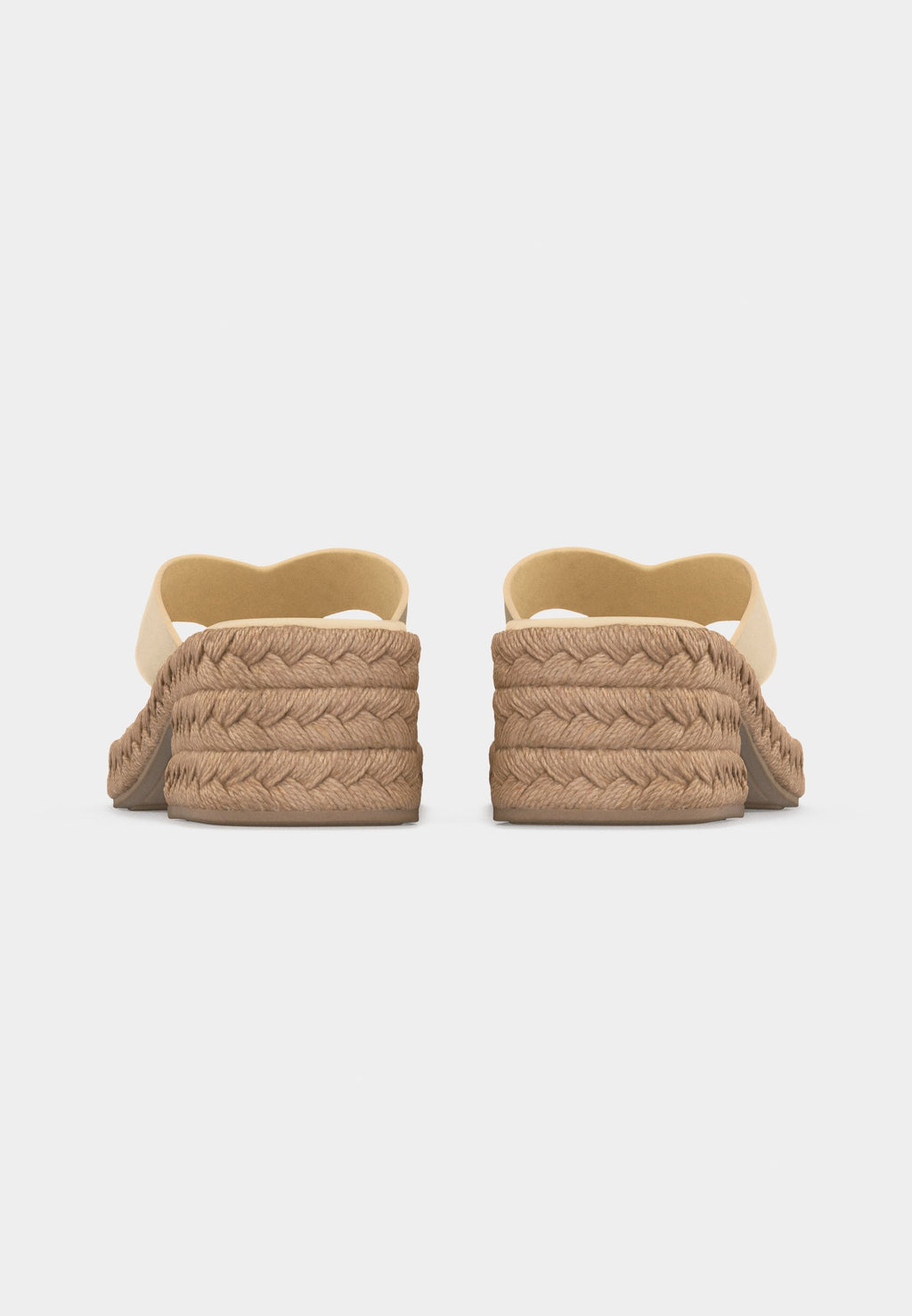 T-bar sandals - light cashew
