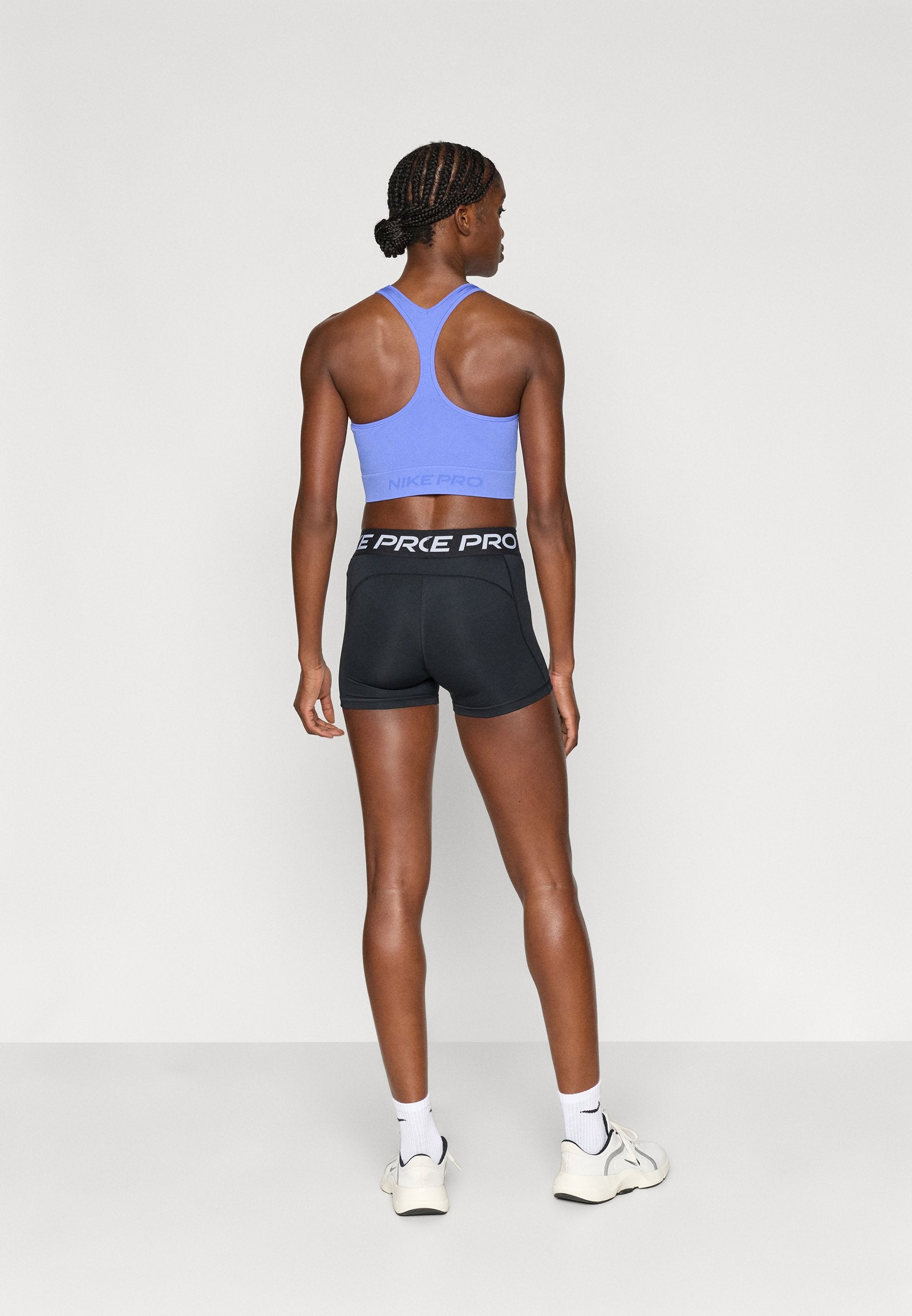 365 SHORT  - Leggings - black/white