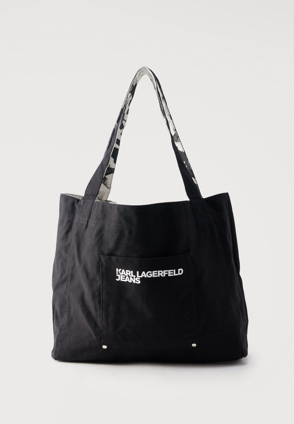 REVERSIBLE MONO UNISEX - Tote bag - black