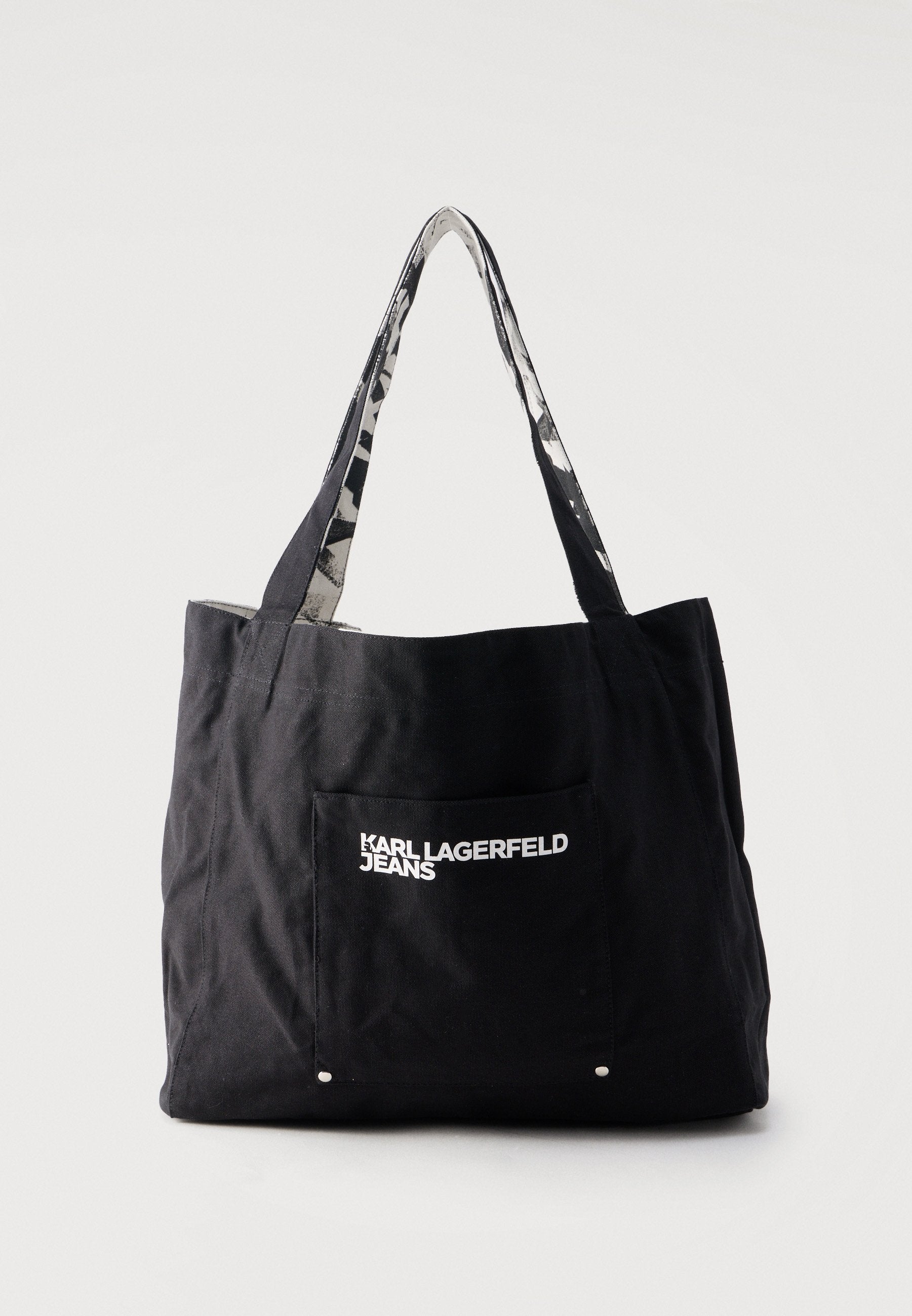 REVERSIBLE MONO UNISEX - Tote bag - black